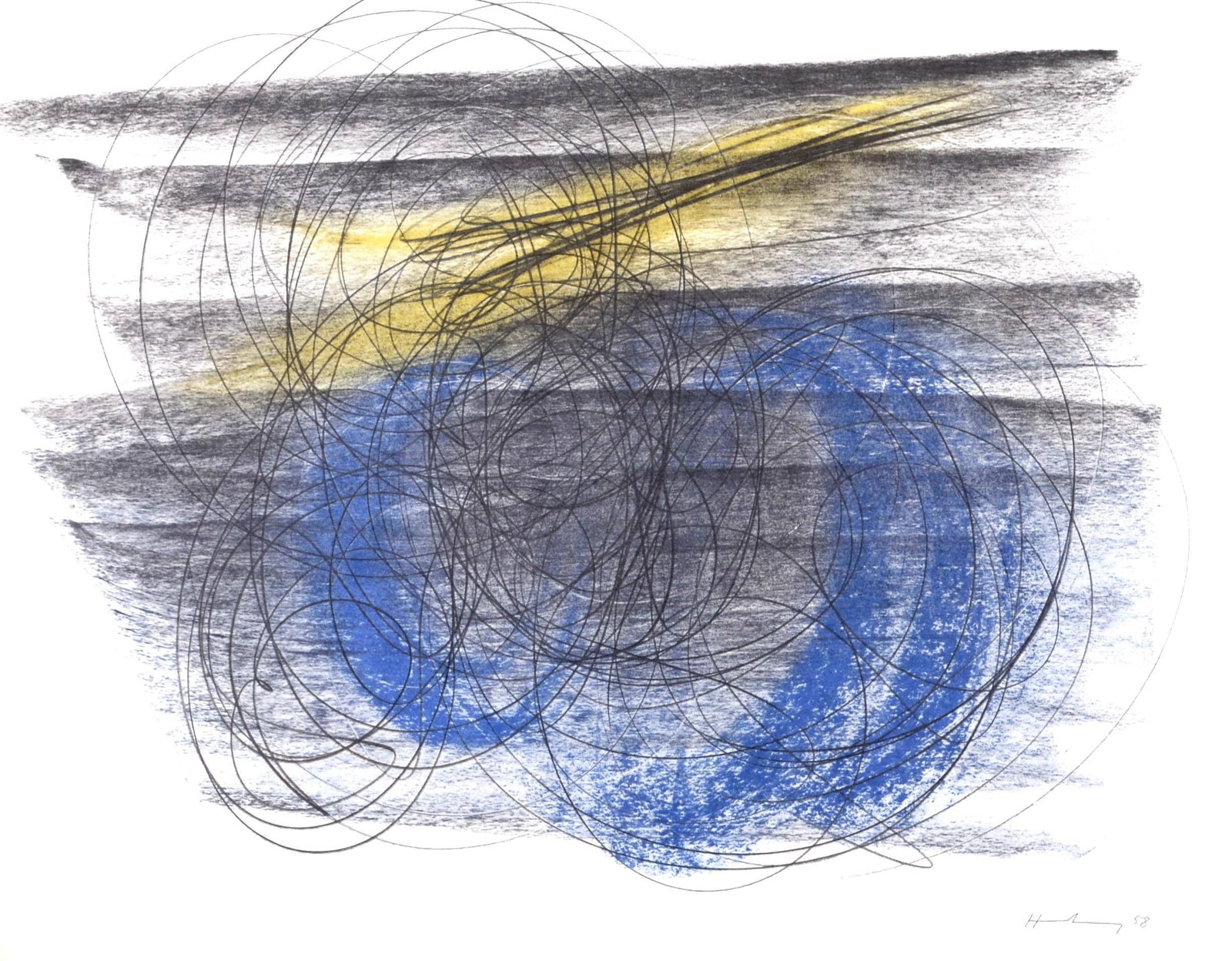 Hans Hartung, P. 1958-91, Hans Hartung, Peintres d'aujourd'hui, Limited Edition Heliogravure (1 of 4)