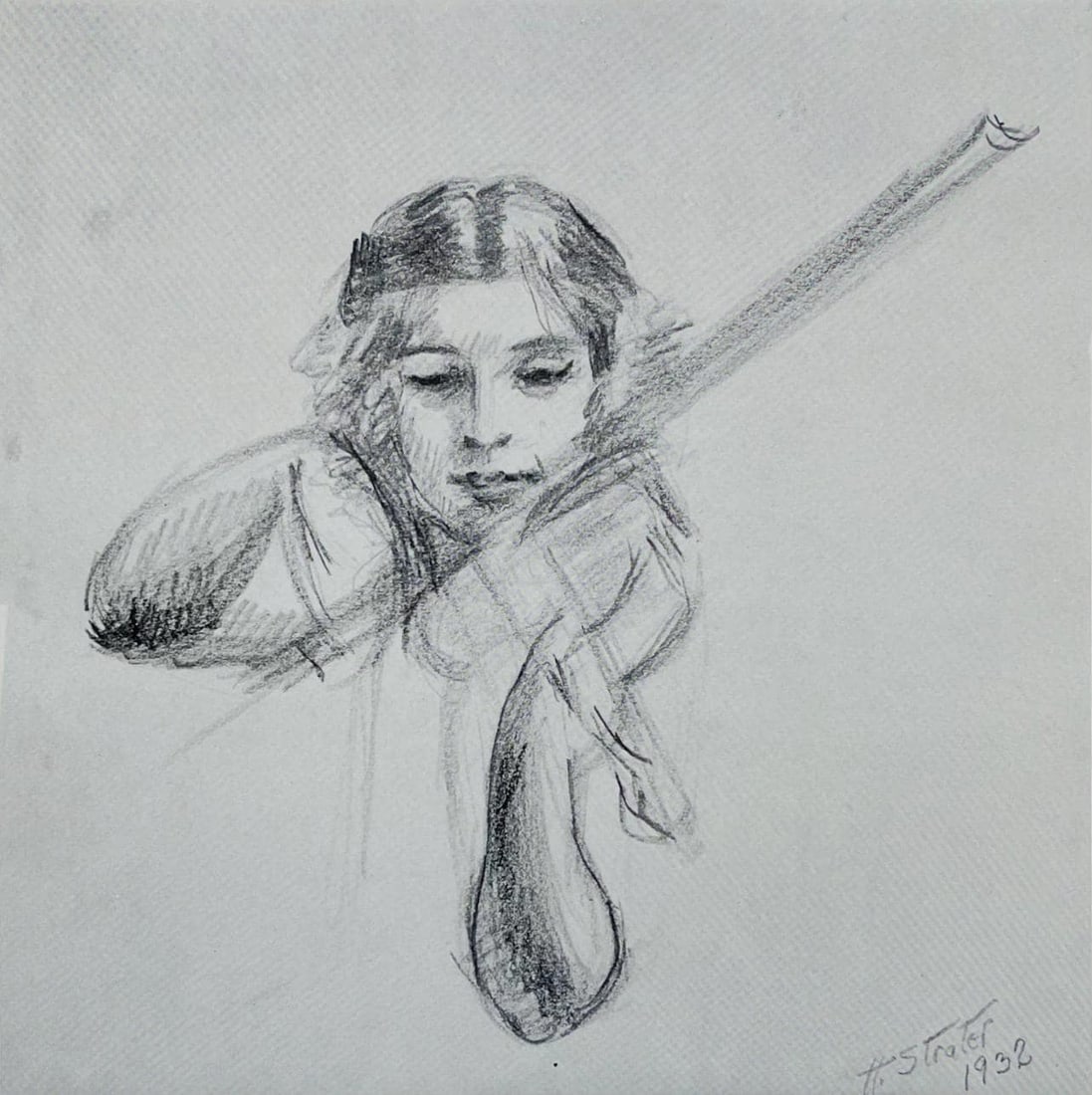 Henry Strater, Composition, 24 Drawings by Henry Strater, Limited Edition Lithograph (1 of 4)