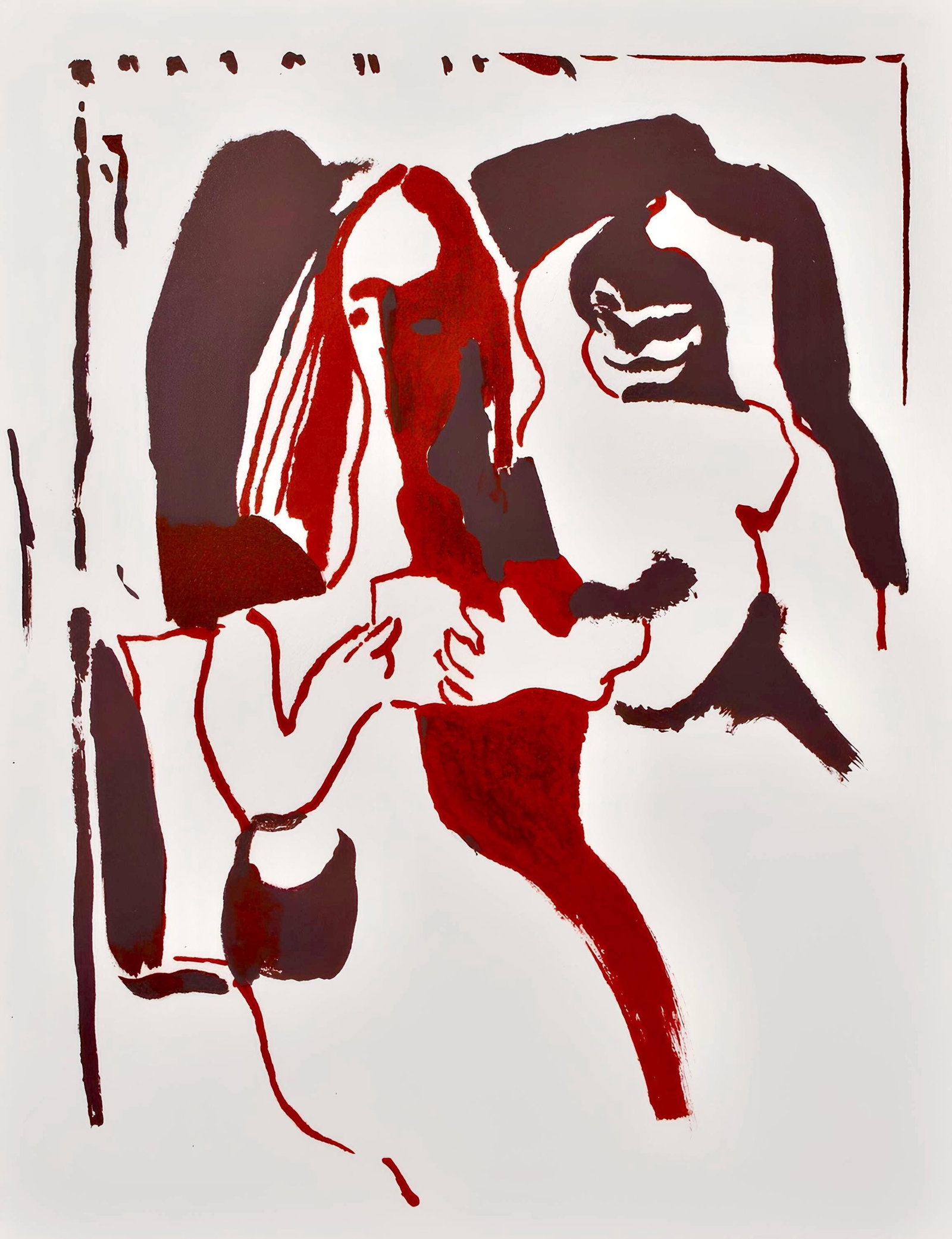 Francisco Bores, Composition, Œuvres completes d'Albert Camus, Limited Edition Lithograph: Lithograph on velin d'Arches filigrane paper. Paper Size: 11 x 8.5 inches. Excellent condition. Inscription: Unsigned and unnumbered, as issued. Notes: From the volume, Œuvres completes d'Albert Camu