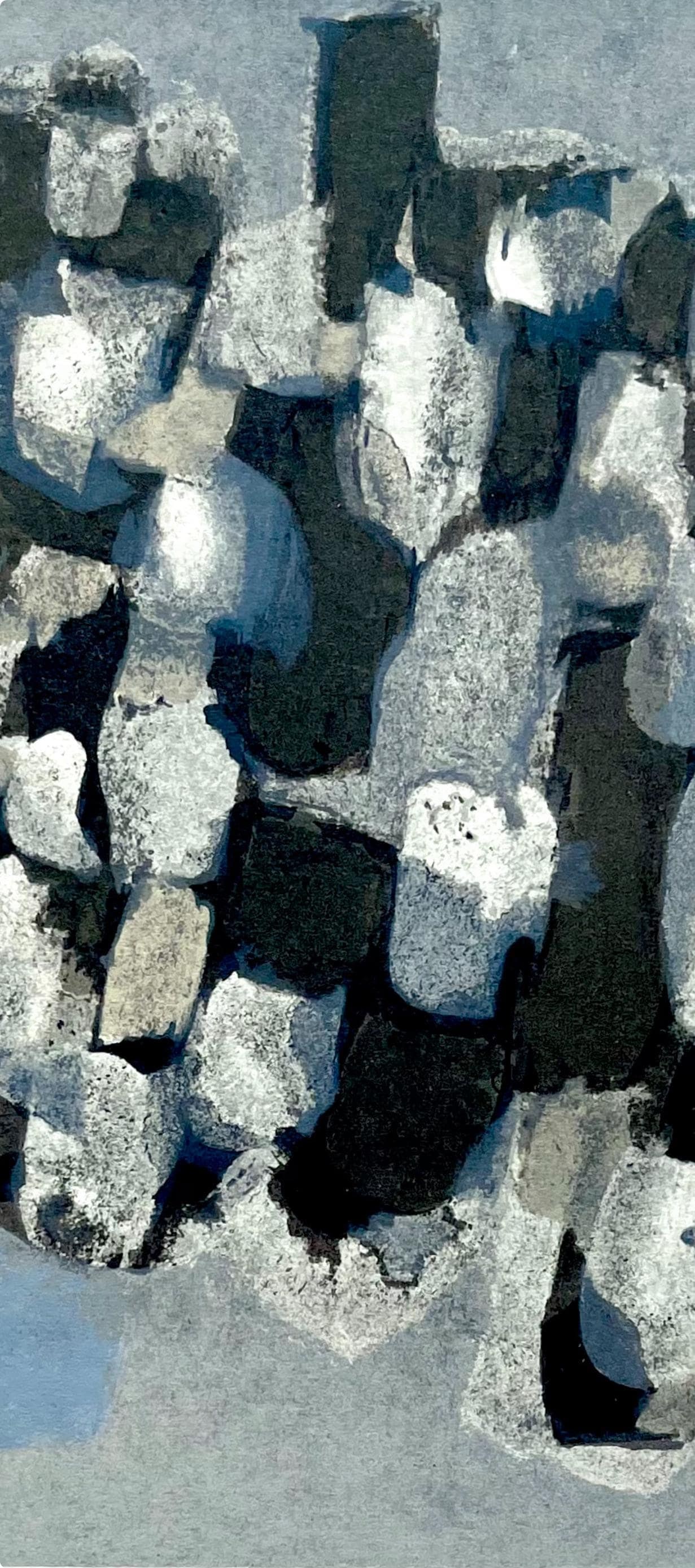 Raoul Ubac, Composition, Derriere le miroir, Limited Edition Lithograph - 2