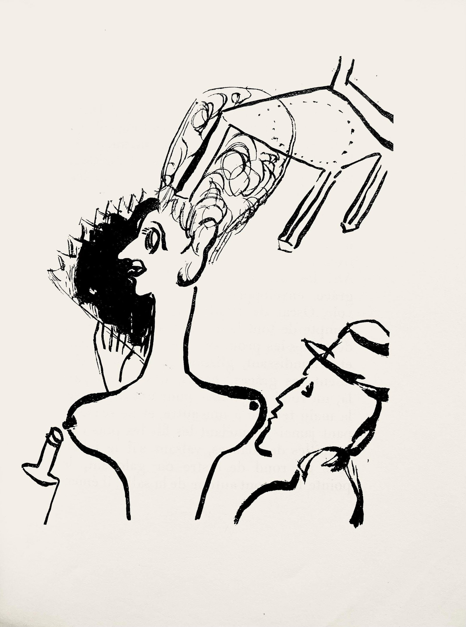 Marc Chagall, Composition, Suite Provinciale avec 92 dessins inedits de Marc Chagall, Limited (1 of 4)