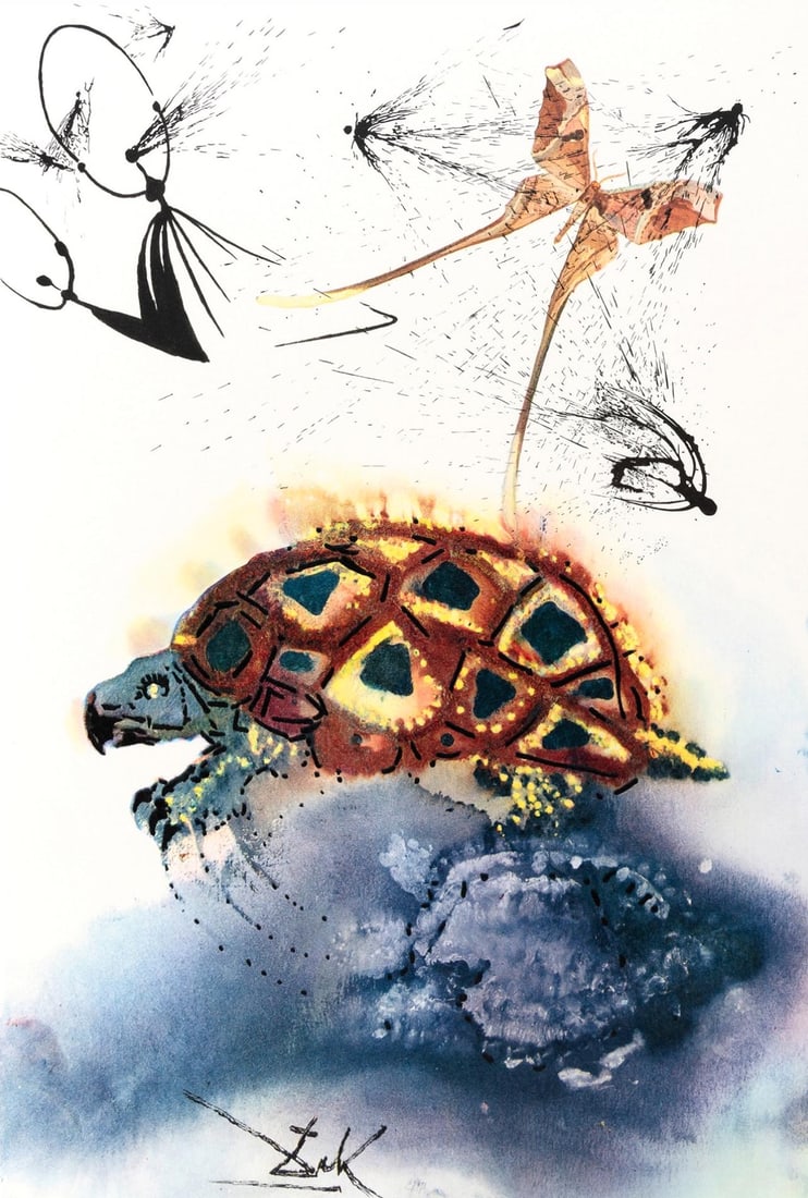 Salvador Dali, The Mock Turtle's Story (Field 69-5, A-M), Alice's Adventures in Wonderland, Limited (1 of 4)