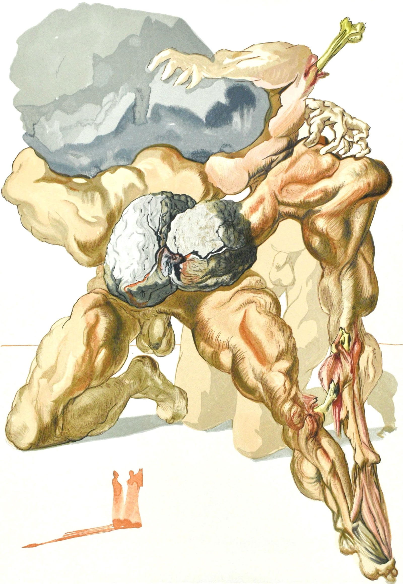 Salvador Dali, L'Enfer VII (Michler/Lopsinger 1039-1138; Field 189-200), La Divine Comedie, Limited (1 of 4)