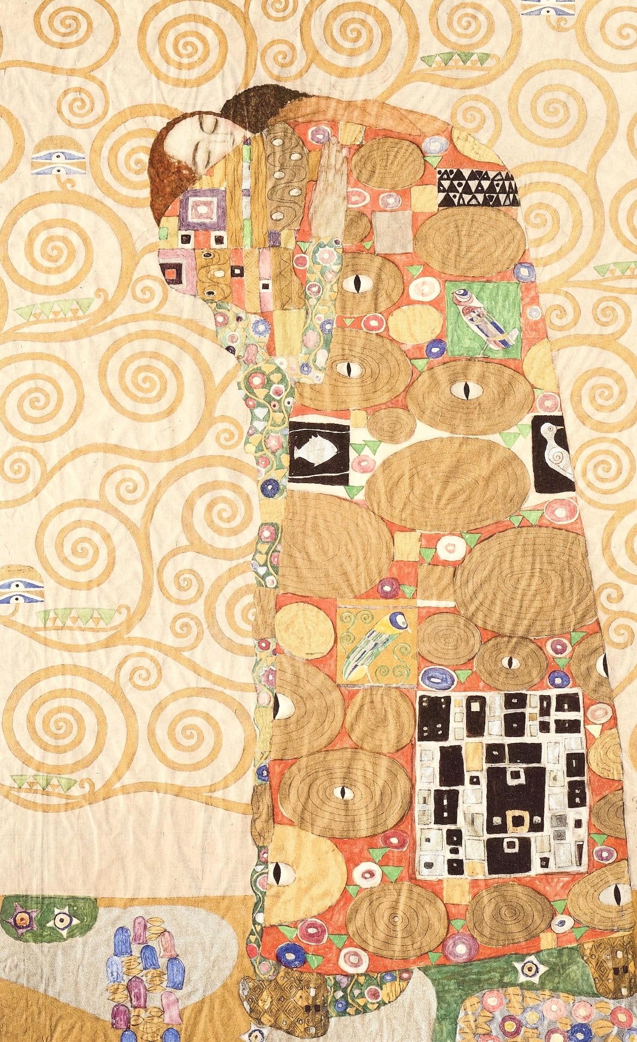 Gustav Klimt, Die Umarmung, from Eine Nachlese, Limited Edition Heliogravure and Collotype with (1 of 4)