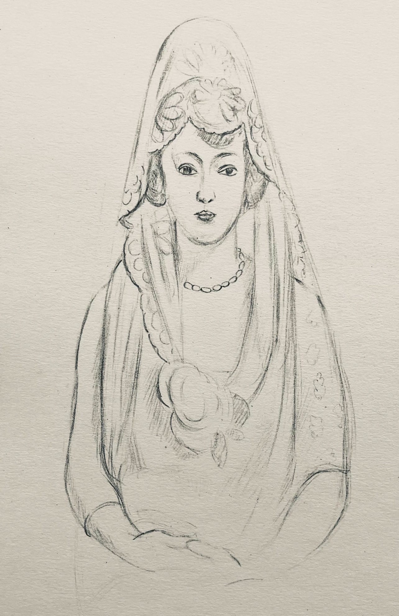 Henri Matisse, Composition (Dutel 3), Dessins de Henri-Matisse, Limited Edition Lithograph: Lithograph on velin Lafuma paper. Unsigned and unnumbered. Paper Size: 10 x 8 inches. Excellent condition. Notes: From the album, Dessins de Henri-Matisse, 1925. Published by Editions des Quatre Chemi