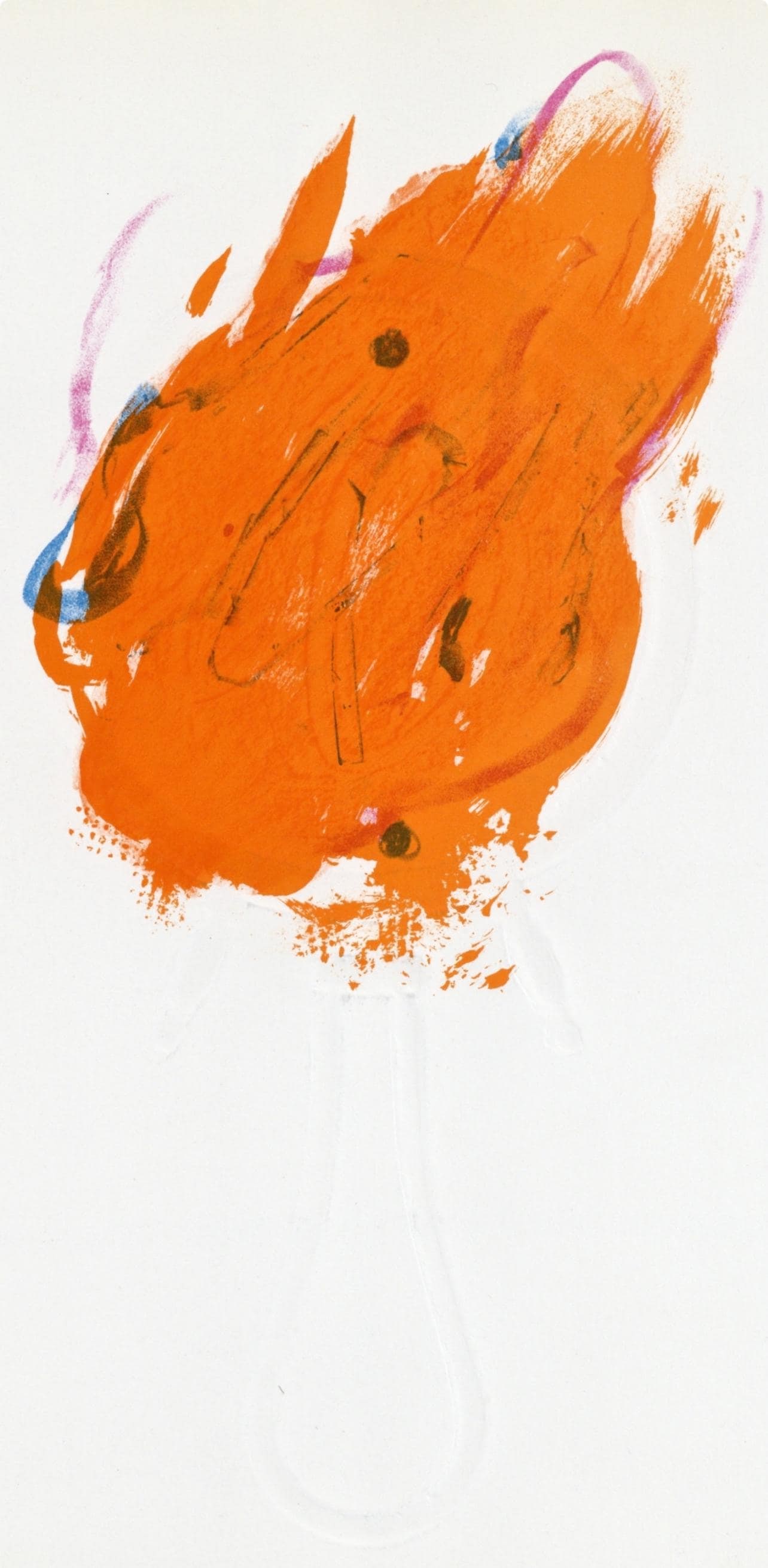 Antoni Tapies, Composition, Derriere le miroir, Limited Edition Lithograph: Lithograph with embossment on velin paper. Paper size: 15 x 11 inches. Excellent condition. Inscription: Unsigned and unnumbered, as issued. Notes: From Derriere le miroir, N deg 168, 1967. Published