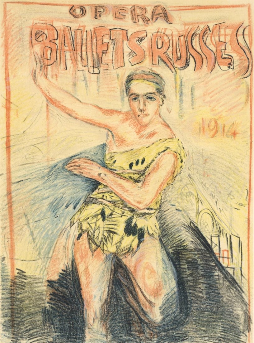 Pierre Bonnard, Affiche pour les Ballets Russes, Bonnard Lithographe, Limited Edition Lithograph (1 of 4)