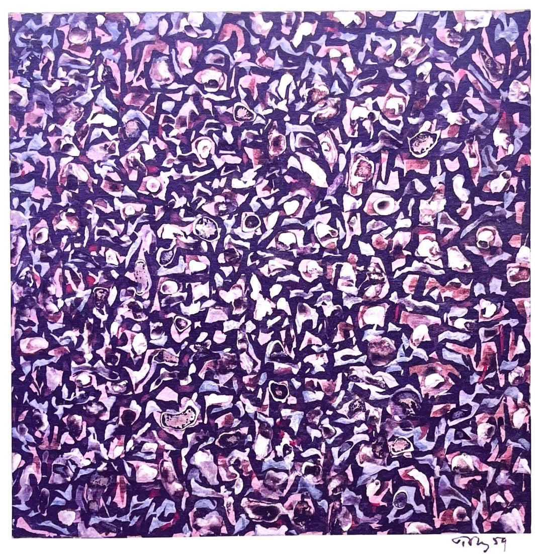 Mark Tobey, Le monde des cailloux, Mark Tobey, Peintres d'aujourd'hui, Limited Edition Heliogravure (1 of 4)