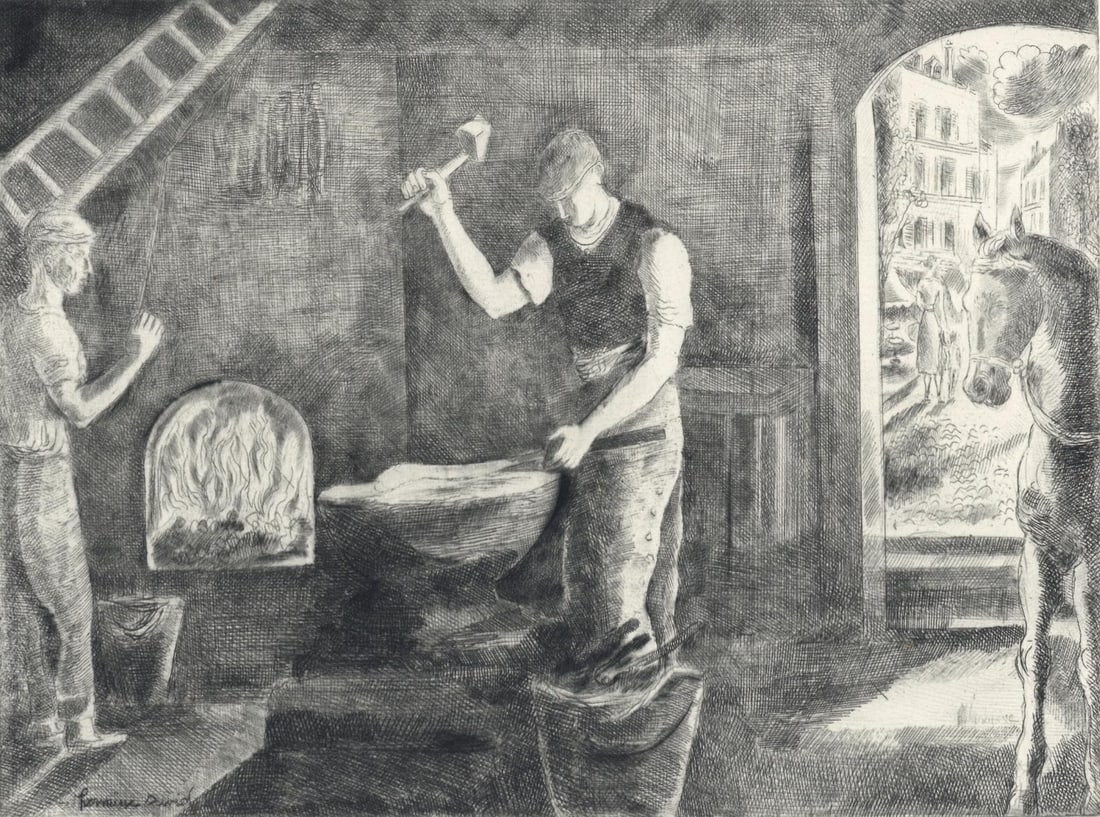 Hermine David, Composition, Alternance, Limited Edition Etching (1 of 4)