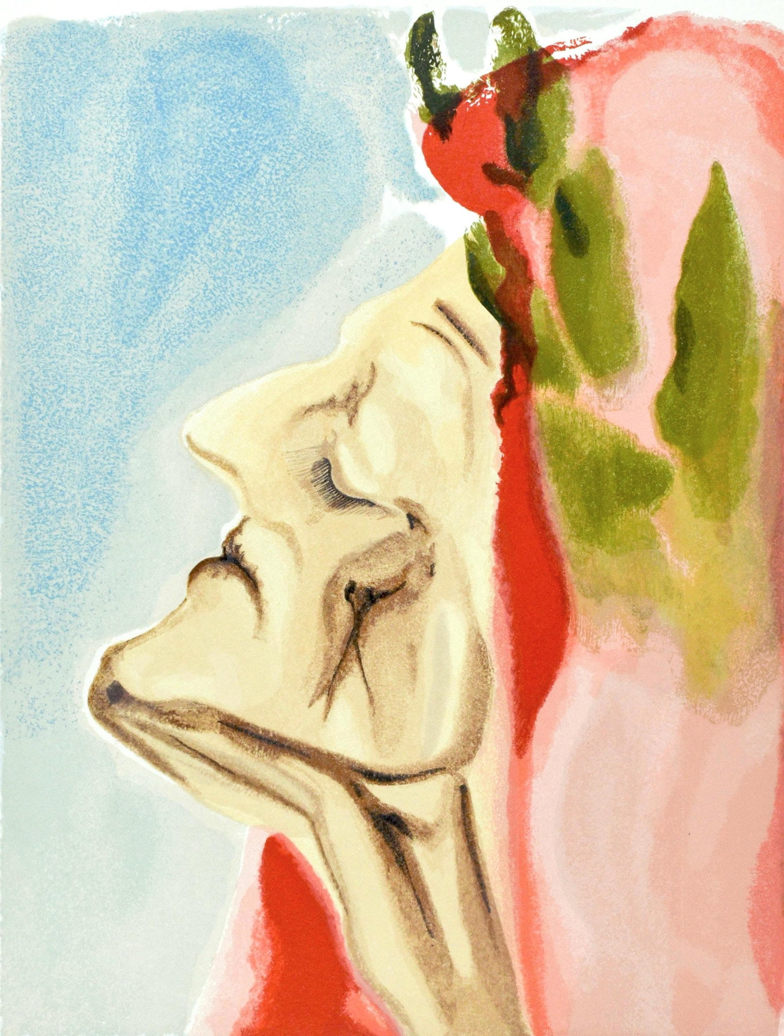 Salvador Dali, Le Paradis VII (Michler/Lopsinger 1039-1138; Field 189-200), La Divine Comedie, (1 of 4)