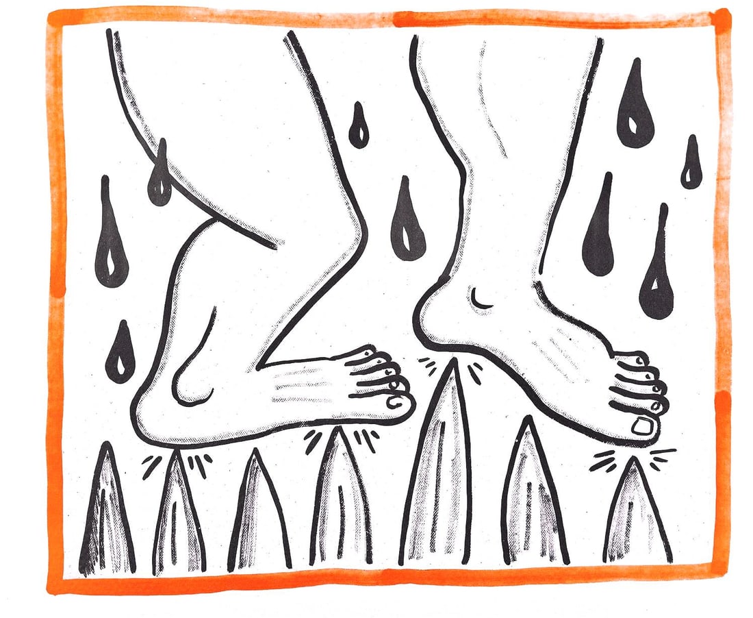 Keith Haring, Composition, Against All Odds, Limited Edition Lithograph: Lithograph on acid-free Rivoli paper. Paper Size: 8.5 x 10.3 inches. Inscription: Unsigned and unnumbered, as issued. Condition: Very good/excellent, consistent with age. Notes: From the album, Agains