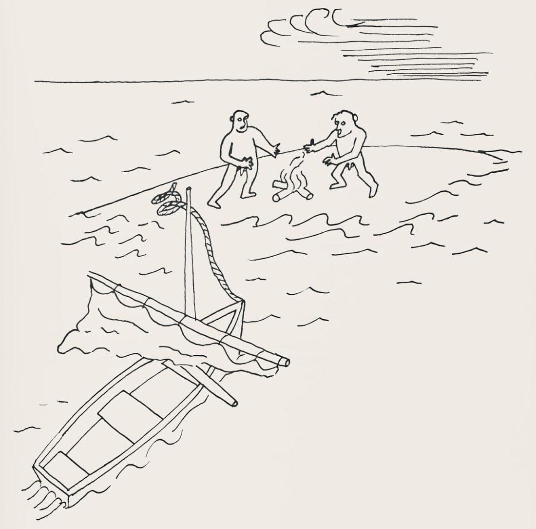 Alexander Calder, Composition, A Bestiary, Limited Edition Letterpress Print (1 of 4)