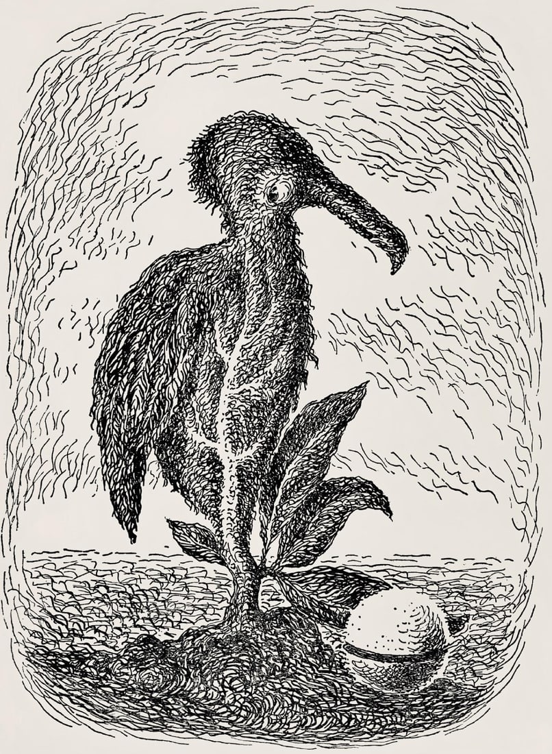 Rene Magritte, Composition, Les chants de Maldoror, Limited Edition Lithograph (1 of 4)