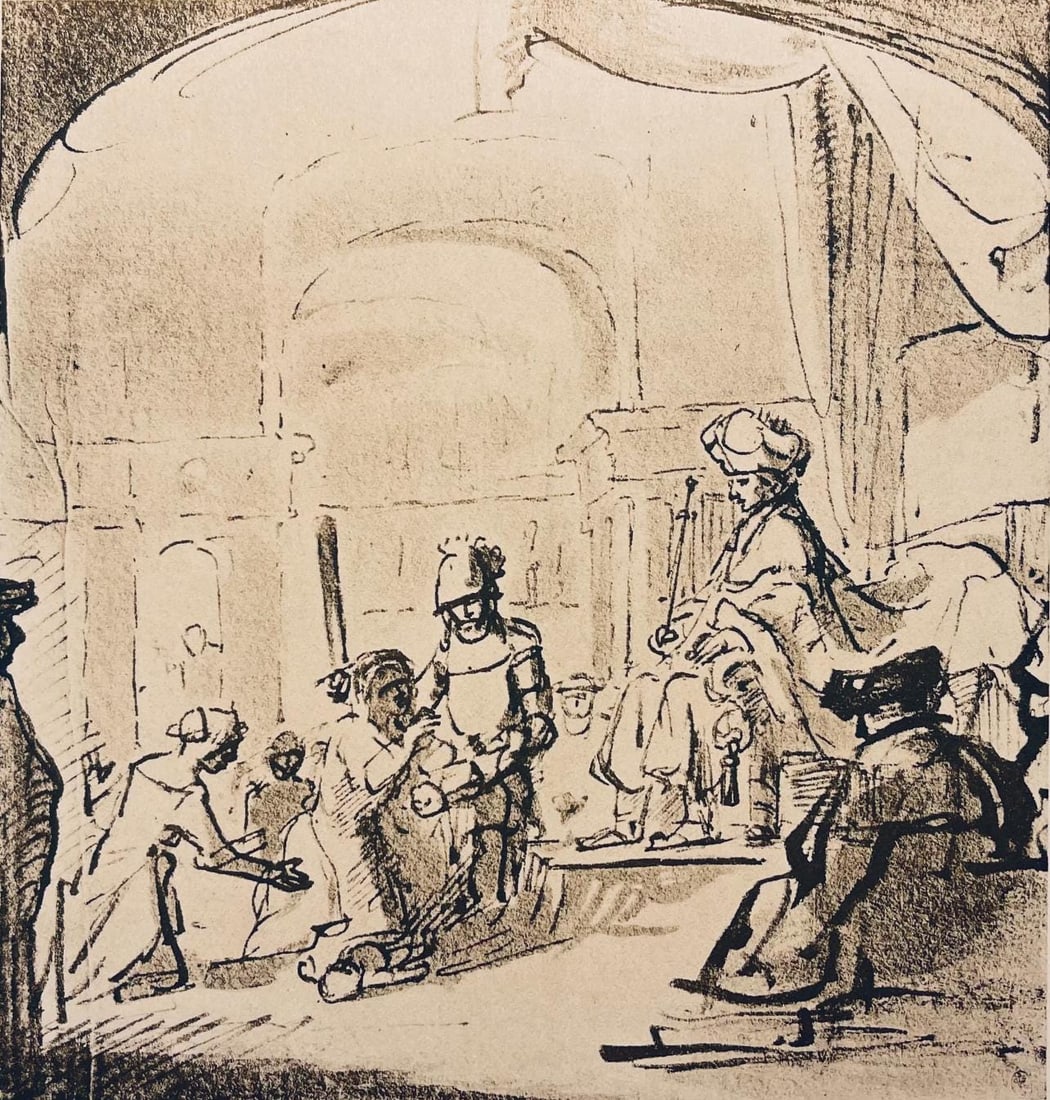 Rembrandt van Rijn, The Judgment of Solomon, Limited Edition Collotype (1 of 4)