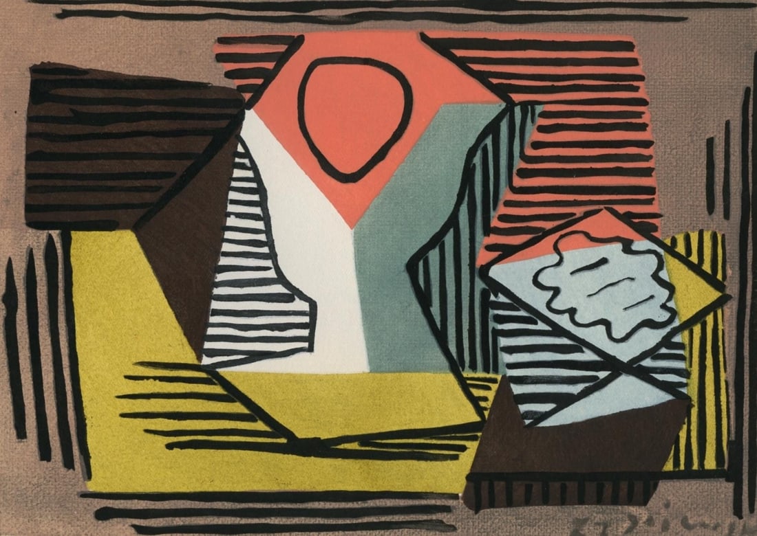 Pablo Picasso, Composition, L'Art Cubiste, Theories et Realistions, Limited Edition Lithograph (1 of 4)