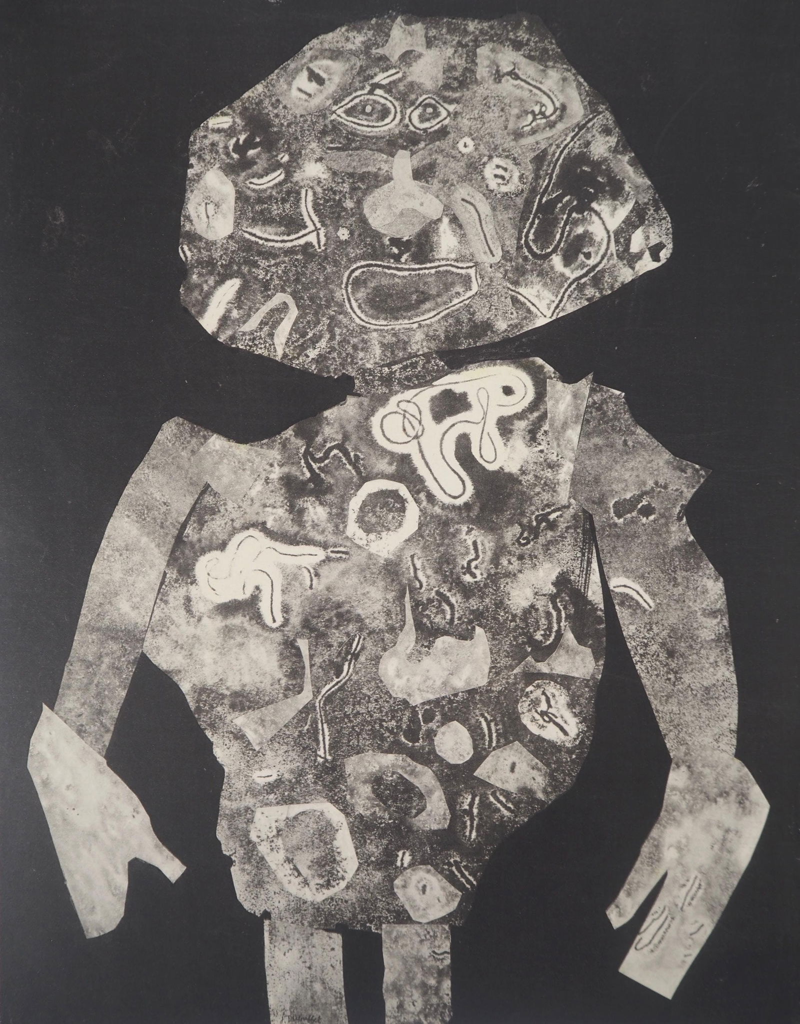 Jean Dubuffet, Personnages II, XXe siecle, Limited Edition Lithograph (1 of 4)