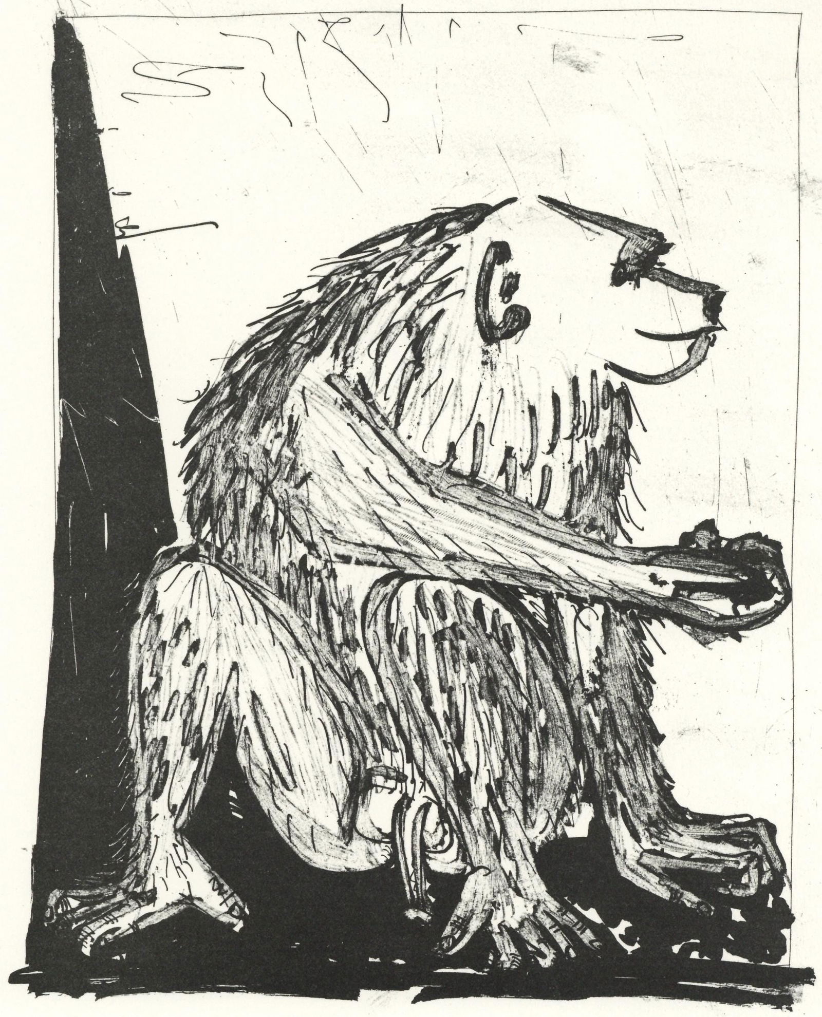 Pablo Picasso, Le Singe (The Monkey) (Orozco p.82), Histoire naturelle, Limited Edition Lithograph (1 of 4)