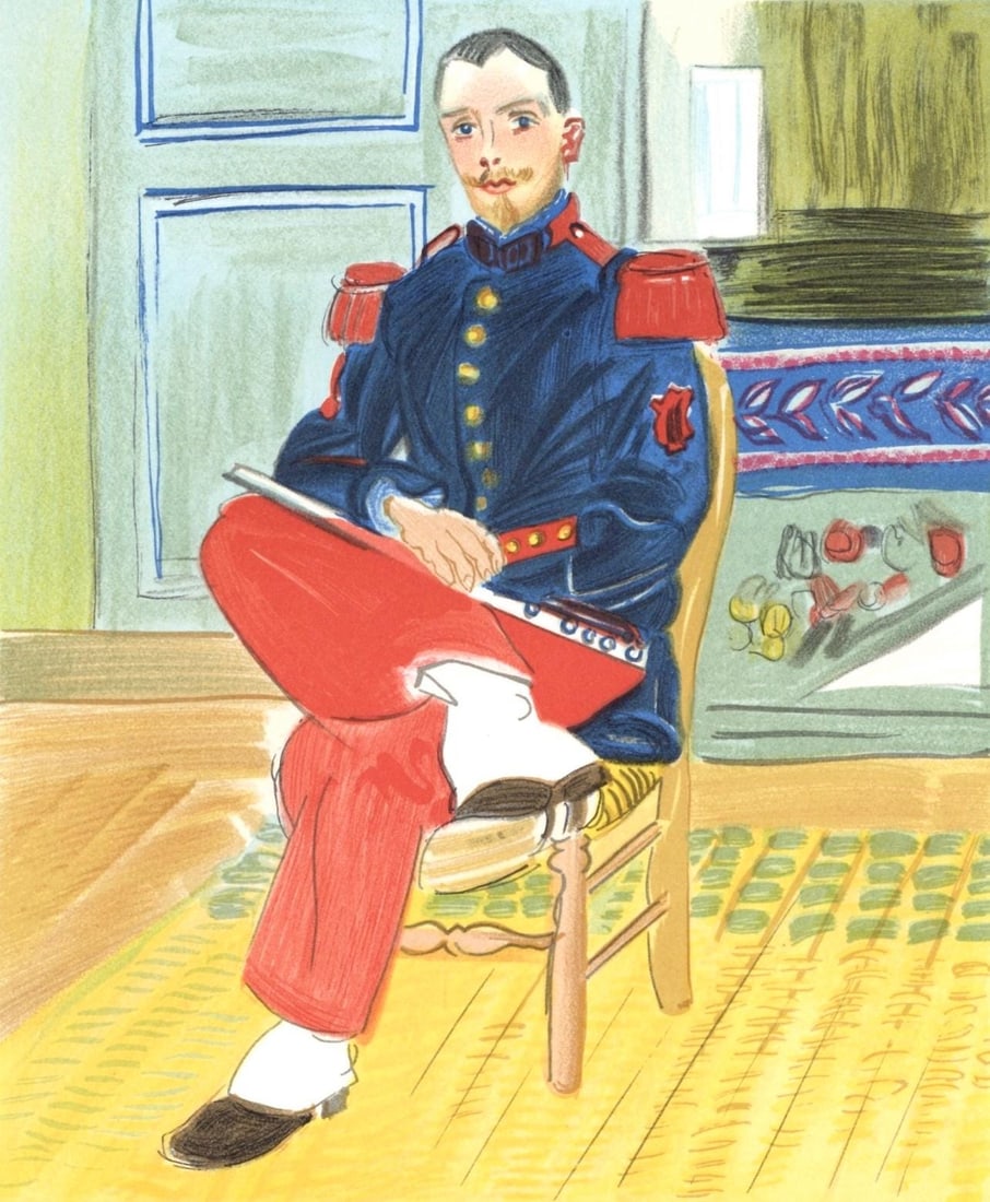 Raoul Dufy, Le Flutiste, replique, Lettre a mon peintre Raoul Dufy, Limited Edition Lithograph (1 of 4)