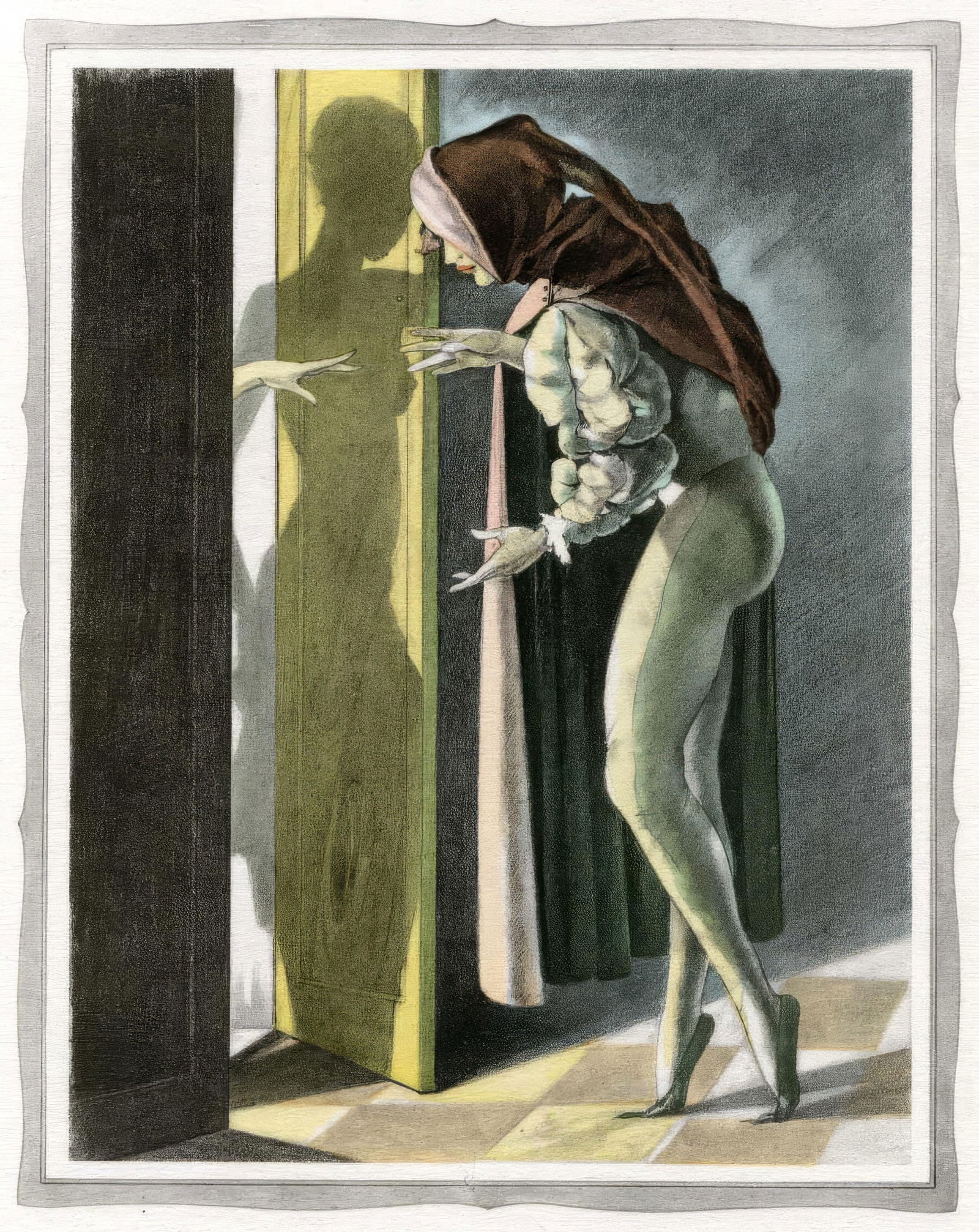 Umberto Brunelleschi, Untitled, from The Tales of Boccaccio, Limited Edition Lithograph and Pochoir, (1 of 4)