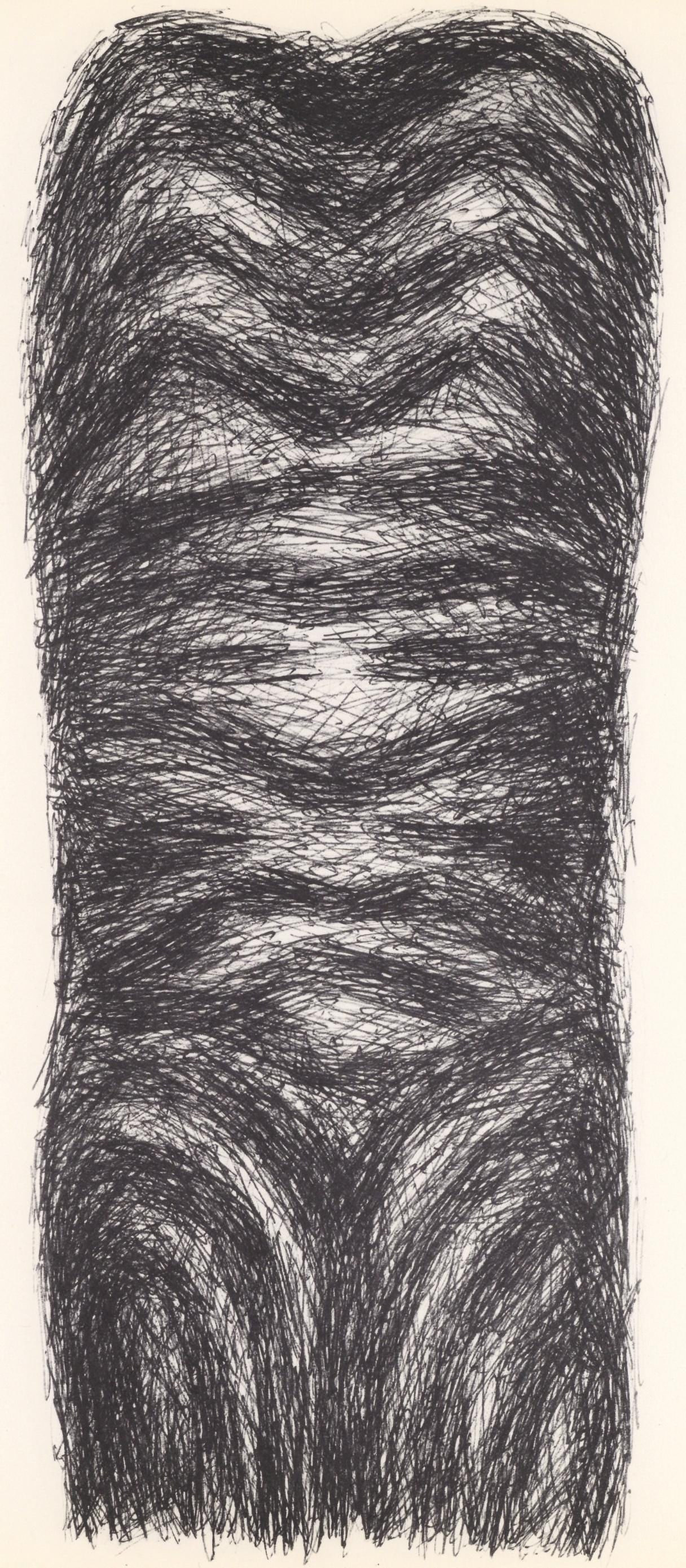 Raoul Ubac, Composition, Derriere le miroir, Limited Edition Lithograph: Lithograph on velin paper. Paper size: 15 x 11 inches. Excellent condition. Inscription: Unsigned and unnumbered, as issued. Notes: From Derriere le miroir, N deg 196, 1972. Published by Aime Maeght,