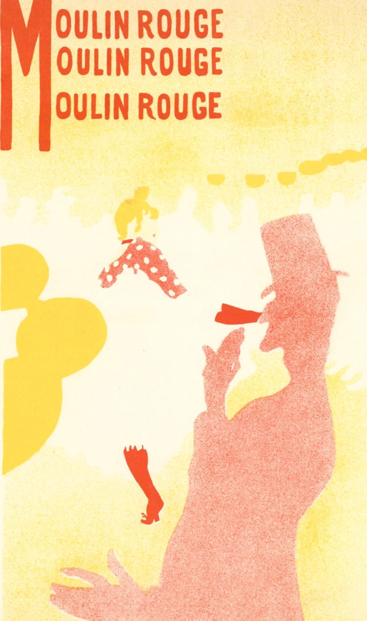 Henri de Toulouse-Lautrec, Moulin Rouge, La Goulue, decomposition, Les Affiches De Toulouse-Lautrec,: Lithograph on grand velin Filigrane a sa marque paper. Paper size: 12.5 x 9.75 inches; image size: 12.2 x 7.87 inches. Excellent condition. Inscription: Unsigned and unnumbered, as issued. Notes: