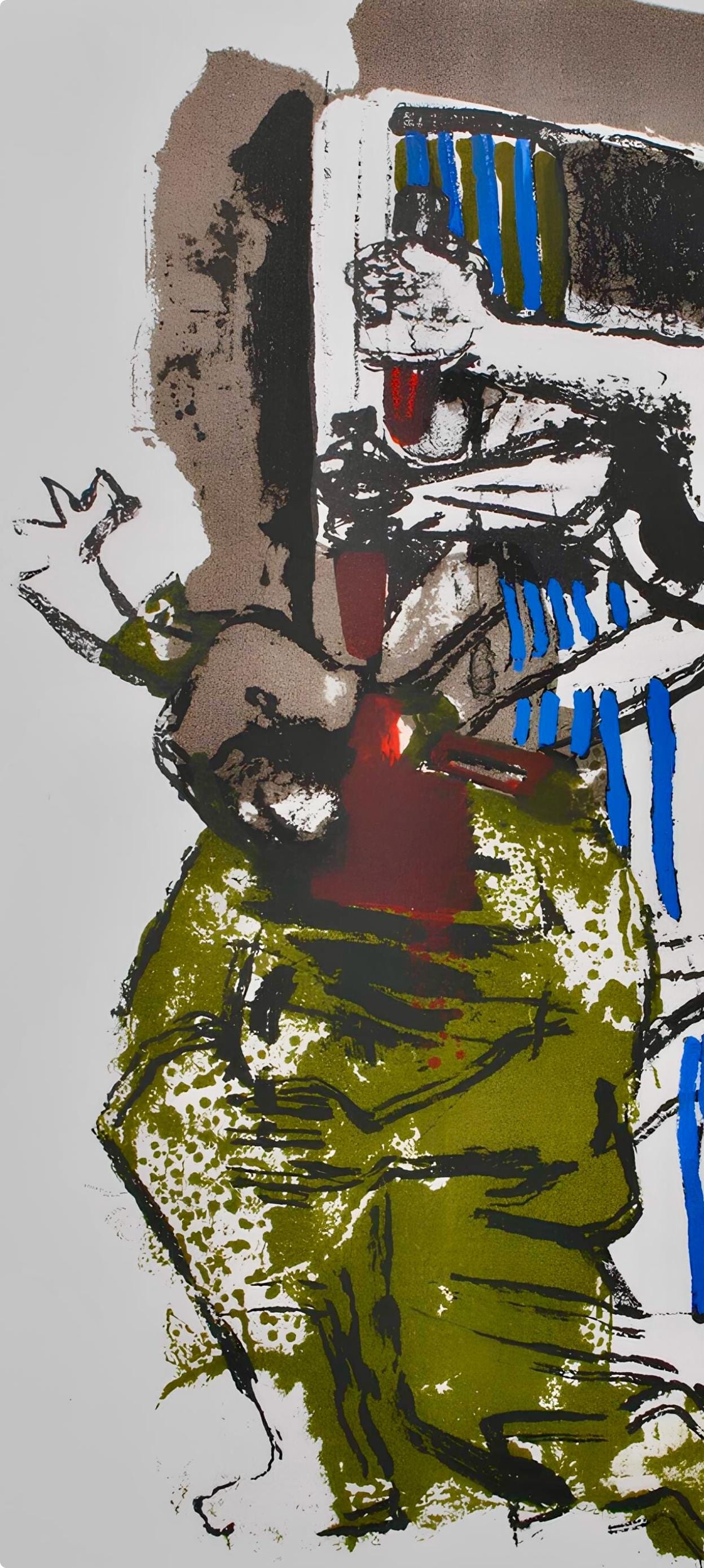 Paul Guiramand, Composition, Œuvres completes d'Albert Camus, Limited Edition Lithograph - 3