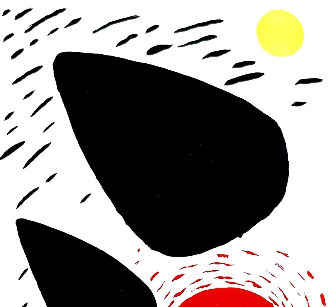 Alexander Calder, Composition, XXe siecle, Limited Edition Lithograph - 2