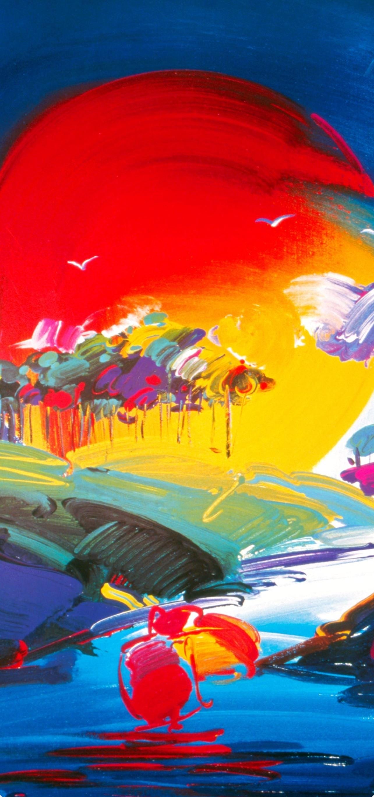 Peter Max, Without Borders, 2000, Hand Signed, Official Edition Offset Lithograph - 2