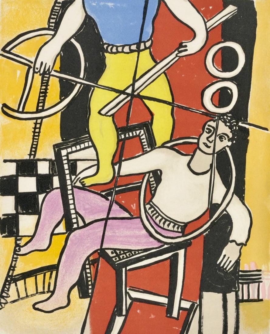 Fernand Leger, Composition, Cirque, Lithographies Originales, Limited Edition Lithograph (1 of 4)