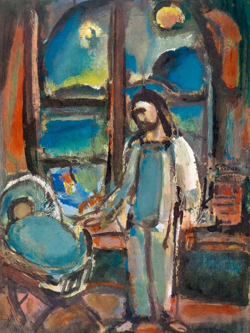Georges Rouault, Composition, Stella Vespertina, Limited Edition Heliogravure (1 of 4)