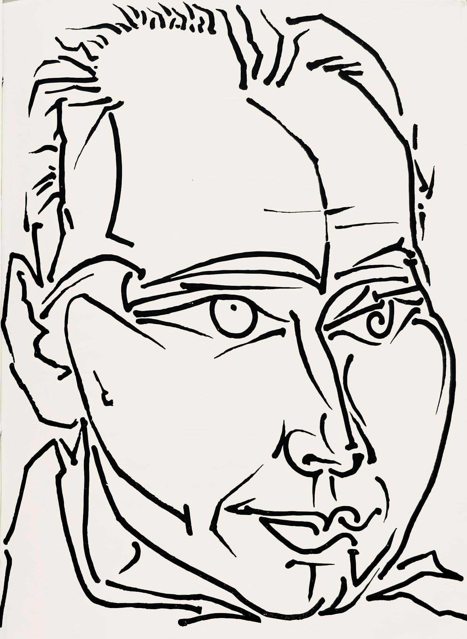 Francoise Gilot, Composition, Pouvoir tout dire, poemes, illustres par Francoise Gilot, Limited: Lithograph on velin d'Arches paper. Paper Size: 7.5 x 5.5 inches. Excellent condition. Inscription: Unsigned and unnumbered, as issued. Notes: From the album, Pouvoir tout dire, poemes, illustres par