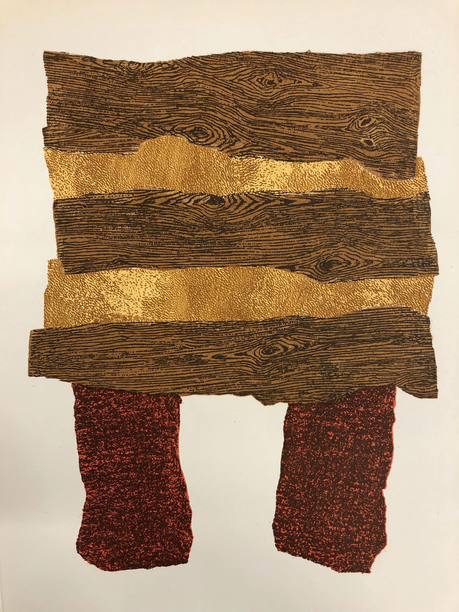 Enrico Baj, Composition, XXe siecle, Limited Edition Lithograph: Lithograph on velin paper. Paper Size: 12.5 x 9.75 inches. Excellent condition. Inscription: Unsigned and unnumbered, as issued. Notes: From the volume, XXe Siecle, n deg20, 1962. Published and