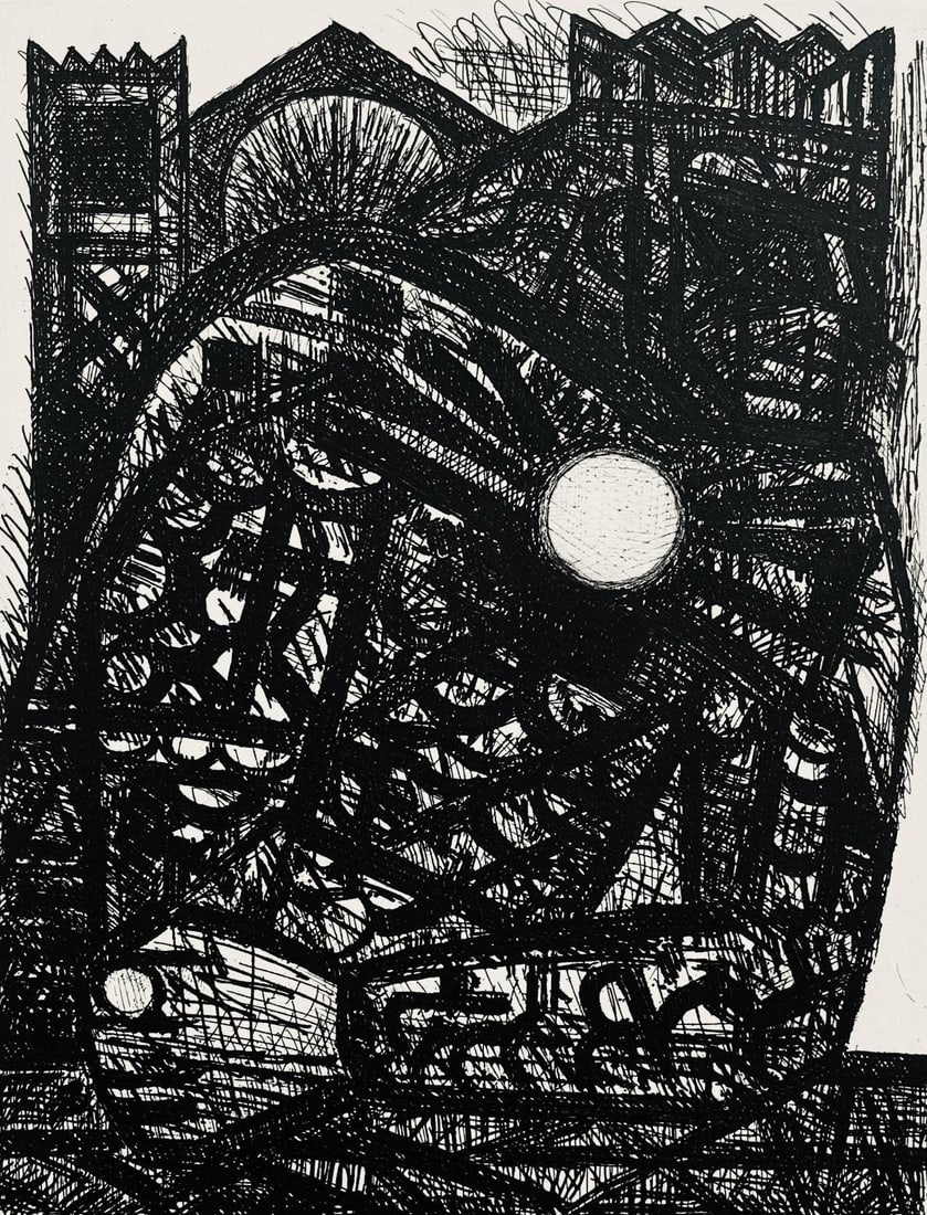 Marcel Gromaire, Macbeth, Frontispice, Shakespeare, Macbeth, Eaux-fortes de Gromaire, Limited (1 of 4)