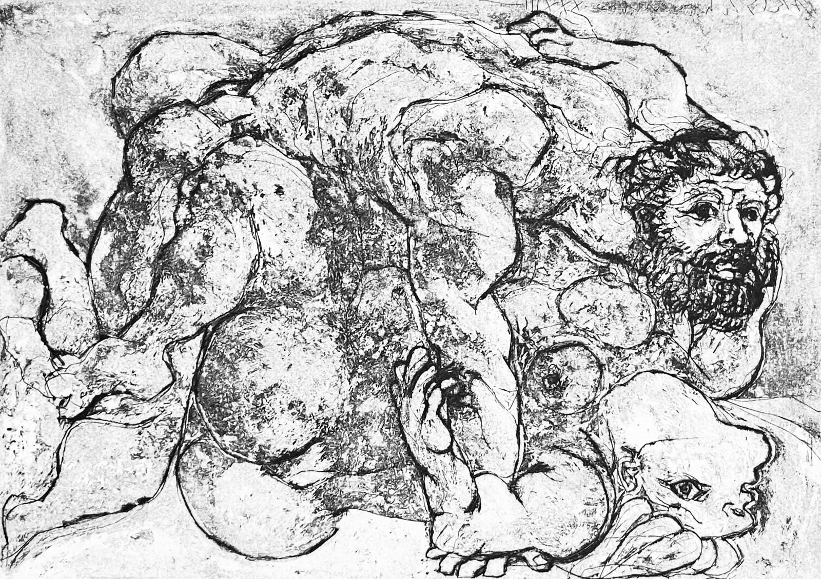 Pablo Picasso, Le Viol VII, Suite Vollard, Fac-simile Signed, Limited Edition Lithograph (1 of 4)