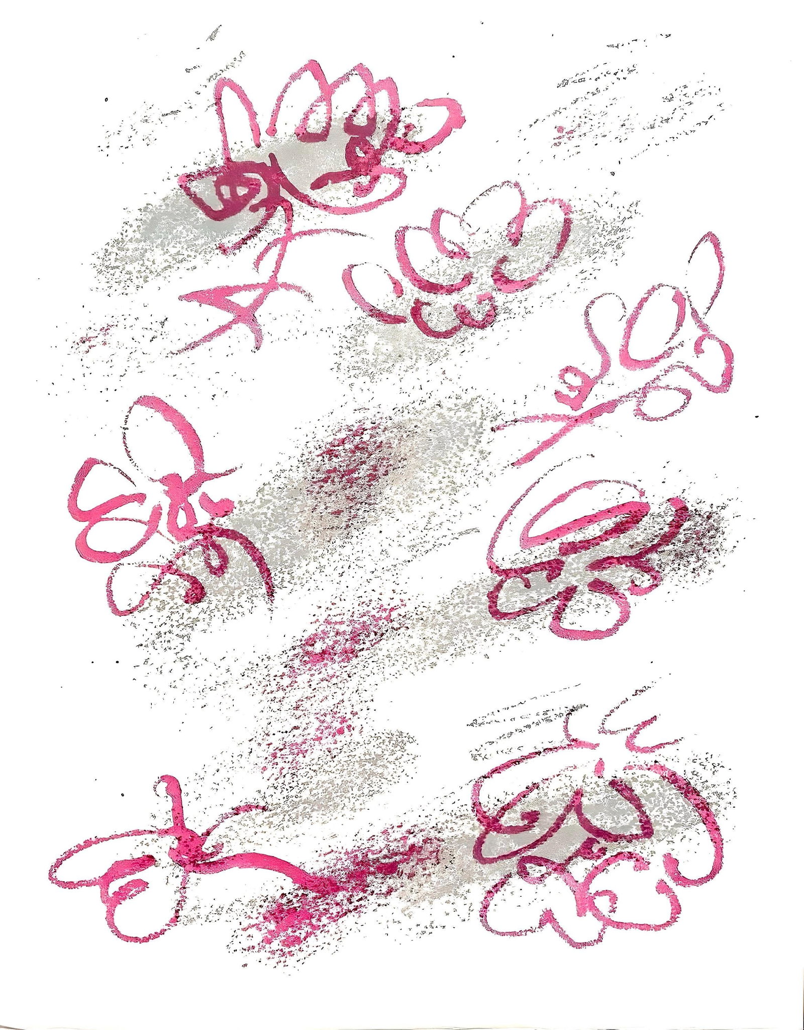 Andre Masson, Composition, Poemes insoumis, Limited Edition Lithograph: Lithograph on velin de Rives paper. Paper size: 12.6 x 10.039 inches. Excellent condition. Inscription: unsigned and unnumbered, as issued. Notes: From the folio, Poemes insoumis, 1963. Published by M