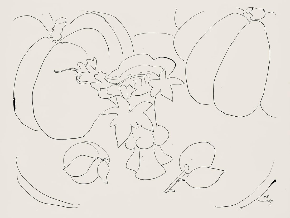 Henri Matisse, Serie H, var. 8 (Duthuit 9), Henri Matisse, Dessins, Themes et variations, Limited (1 of 4)