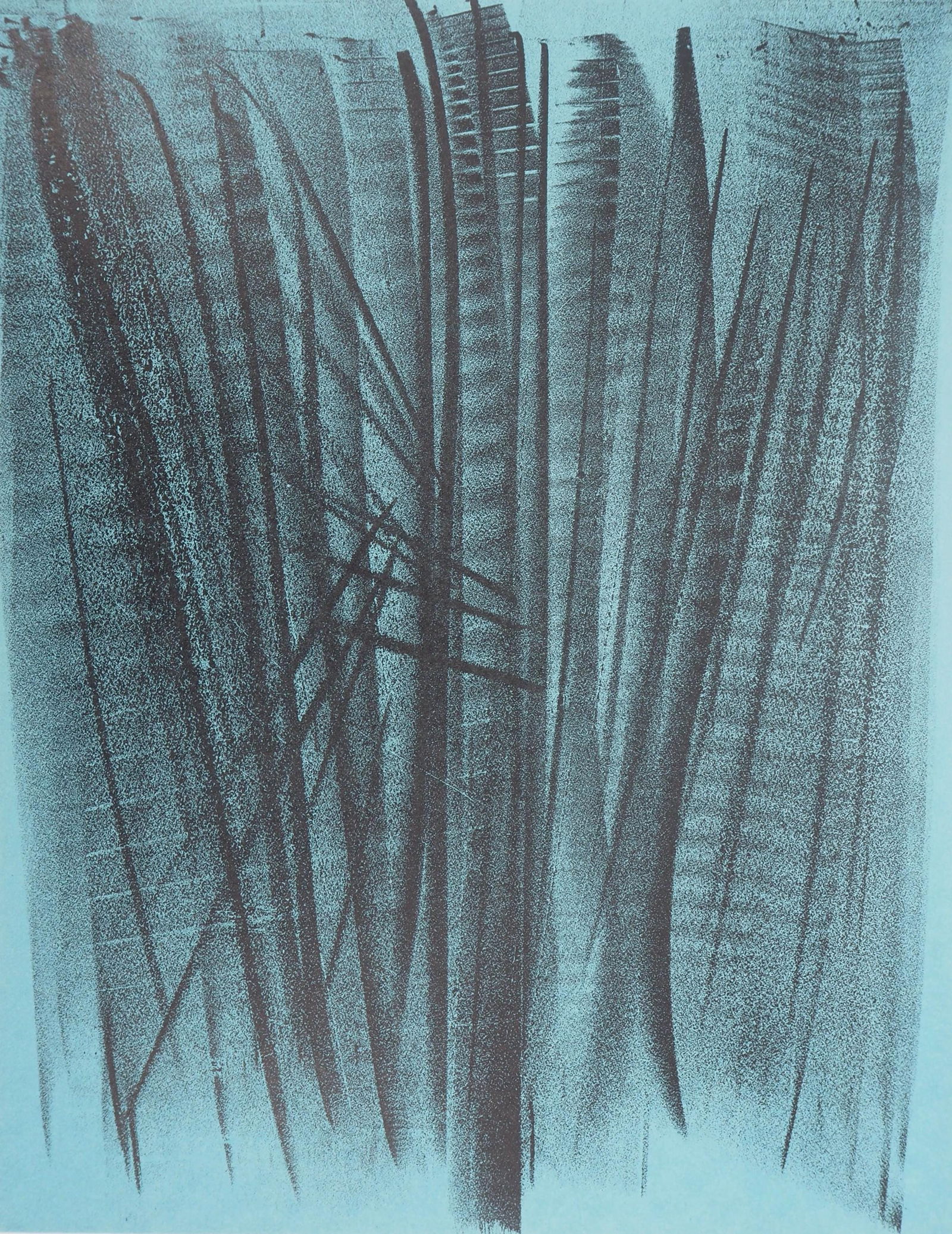 Hans Hartung, Composition, XXe siecle, Limited Edition Lithograph: Lithograph on velin paper. Paper Size: 12.5 x 9.75 inches. Excellent condition. Inscription: Unsigned and unnumbered, as issued. Notes: From the volume, XXe Siecle, n deg64, 1964. Published and printe
