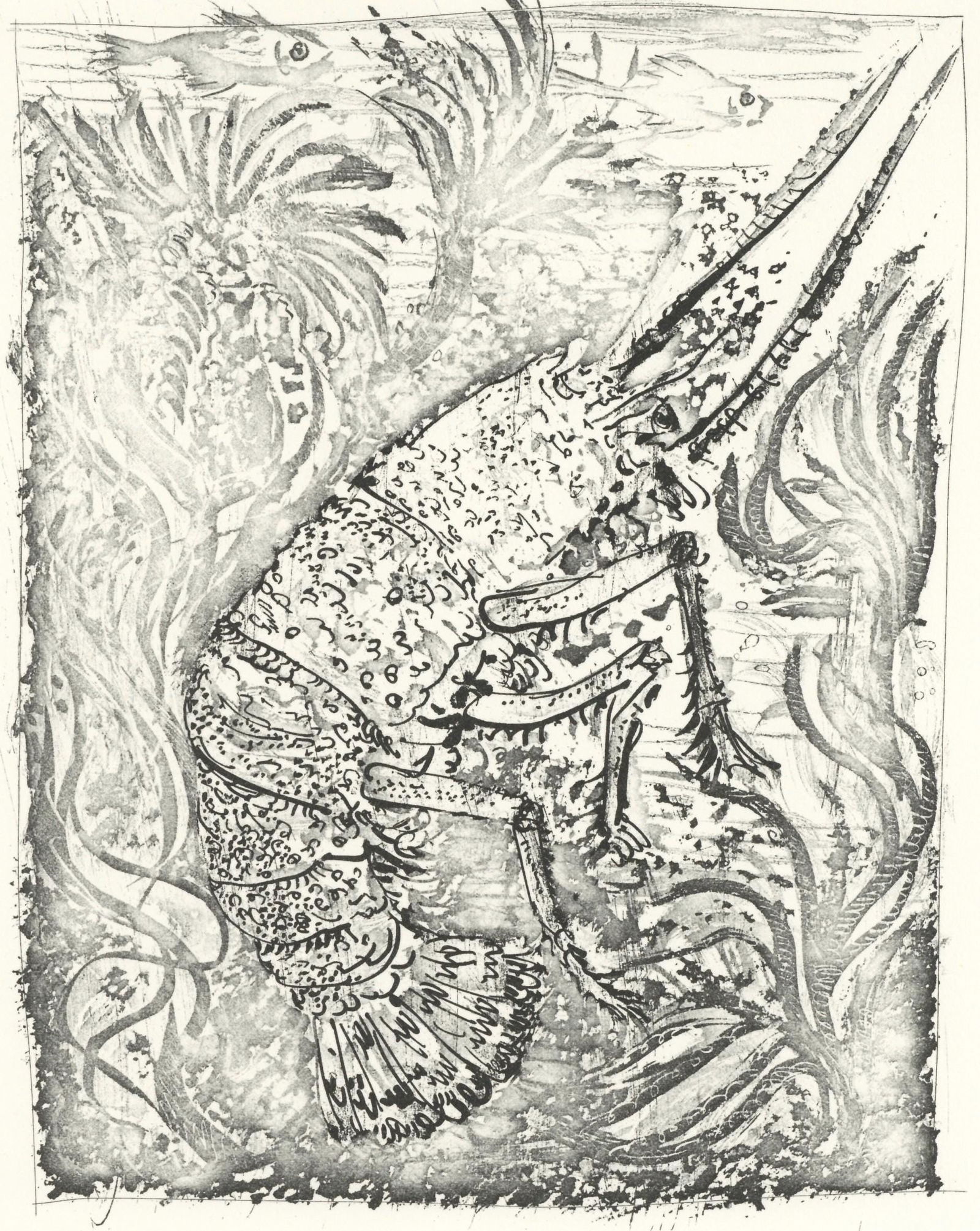 Pablo Picasso, La Langouste (The Lobster) (Orozco p.82), Histoire naturelle, Limited Edition (1 of 4)