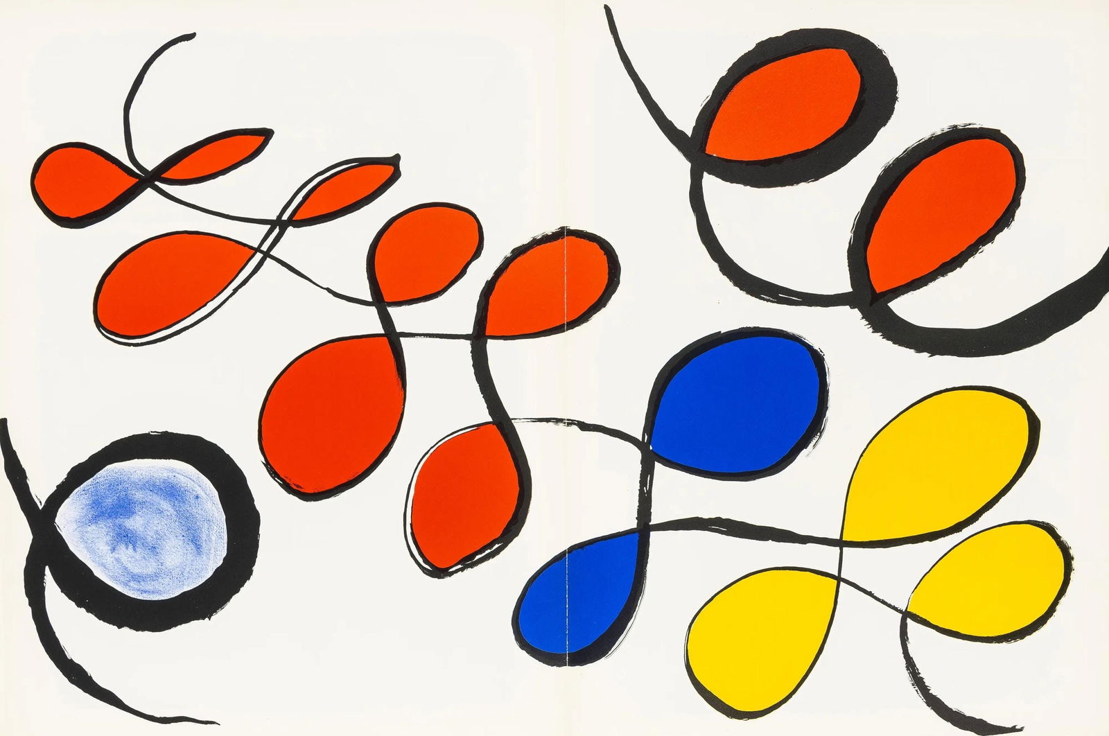 Alexander Calder, Composition, Derriere le miroir, Limited Edition Lithograph (1 of 4)