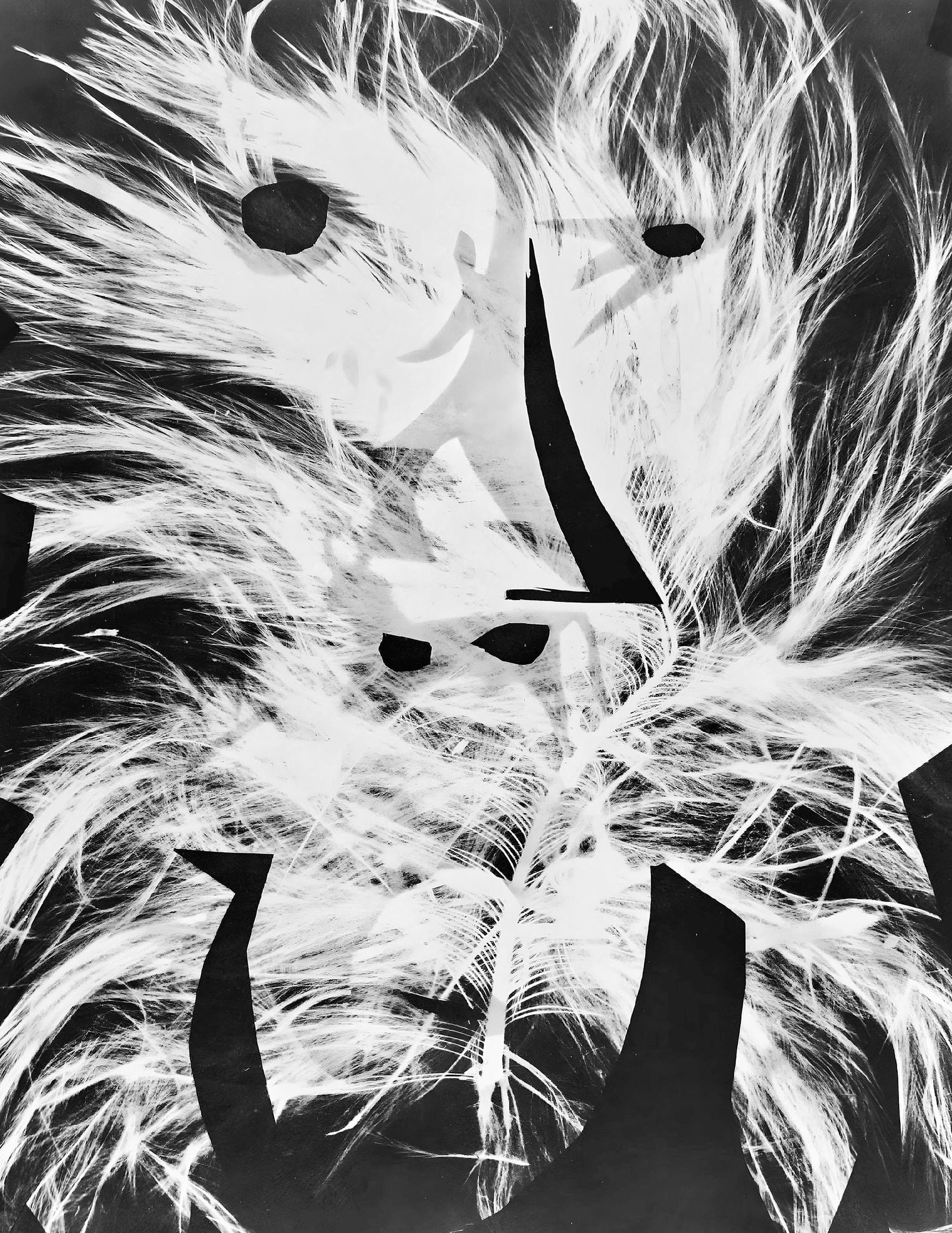 Pablo Picasso, Andre Villers, Le garou (Cramer 115), Diurnes, Decoupages et Photographies, Limited: Lithograph, stencil on velin d'Arches paper. Paper Size: 15.75 x 11.75 inches. Inscription: Unsigned and unnumbered, as issued. Catalogue raisonne reference: Goeppert, Sebastian, et al. Pablo Picasso: