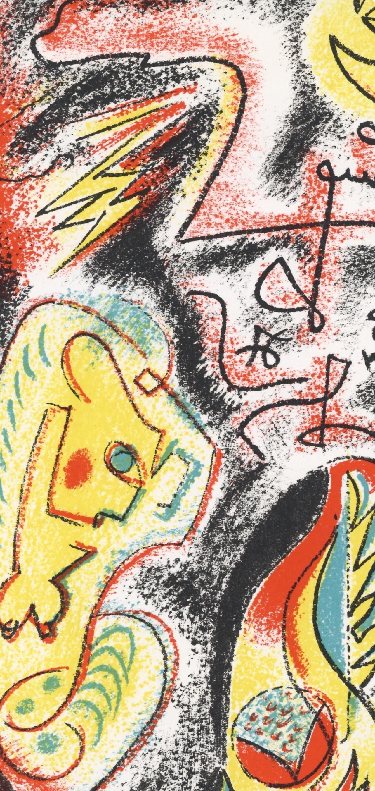 Andre Masson, Composition, XXe siecle, Limited Edition Lithograph - 3