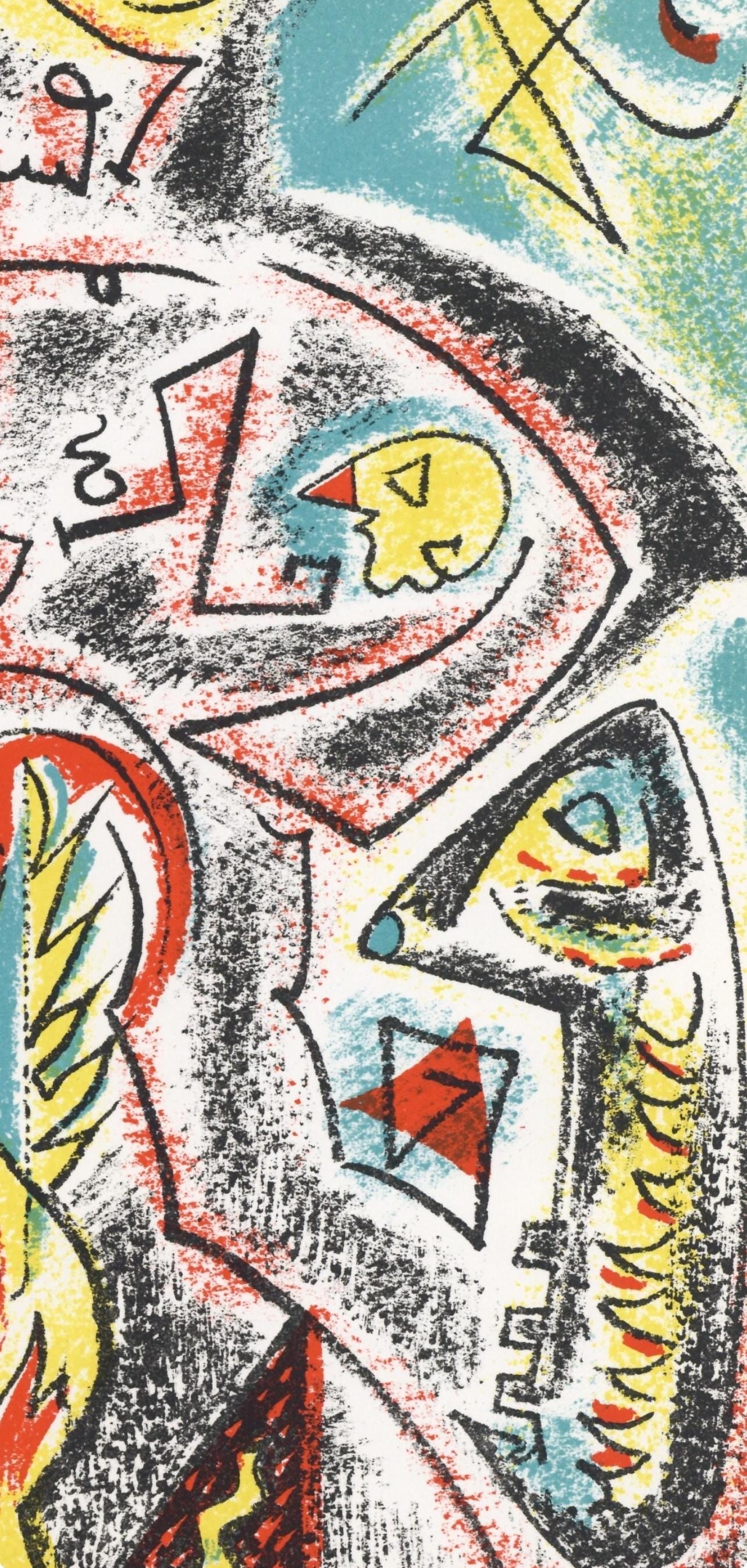 Andre Masson, Composition, XXe siecle, Limited Edition Lithograph - 4