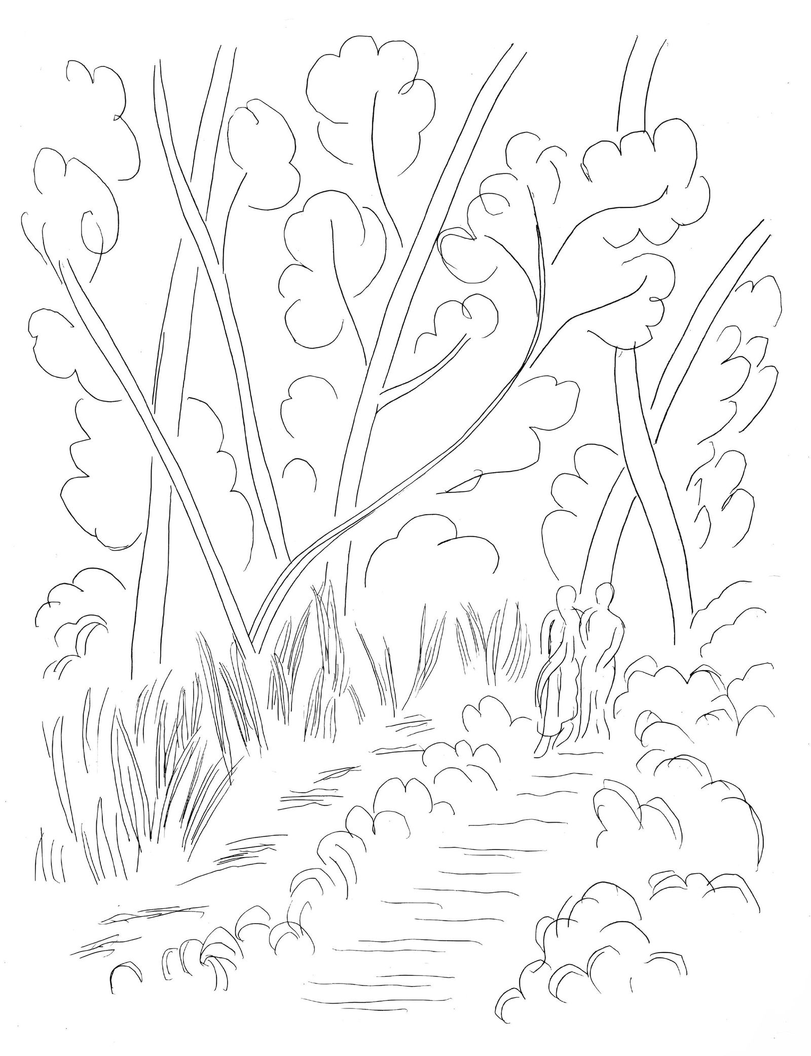 Henri Matisse, Poesies, Poesies de Stephane Mallarme, Limited Edition Lithograph: Lithograph on velin papier bouffant des Papeteries de Casteljaloux paper. Paper Size: 11.02 x 8.46 inches. Inscription: Unsigned and unnumbered, as issued. Condition: Very good/excellent, consistent w