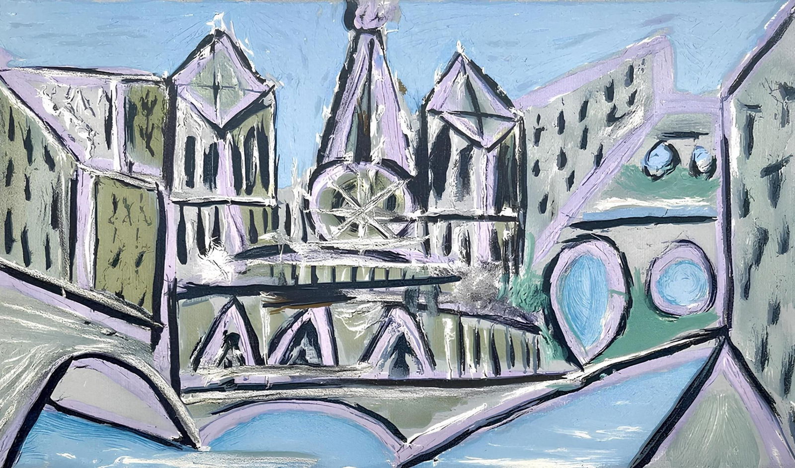 Pablo Picasso, Composition (Cramer 88), Dans l'Atelier de Picasso, Limited Edition Lithograph (1 of 4)