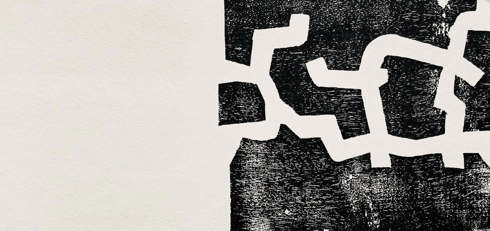 Eduardo Chillida, Composition, Derriere le miroir, Limited Edition Woodcut (1 of 4)