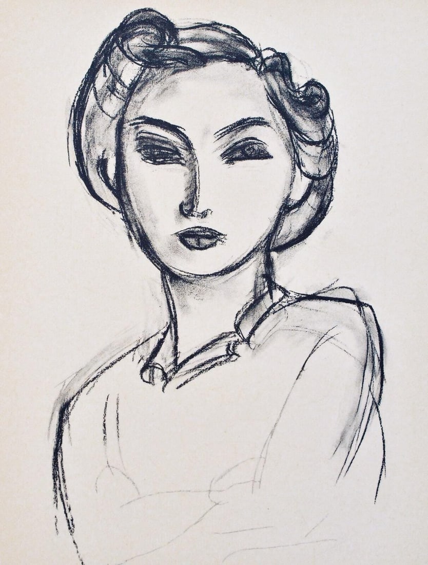 Henri Matisse, Madame Dorothy Parley, Portraits par Henri Matisse, Limited Edition Heliogravure (1 of 4)