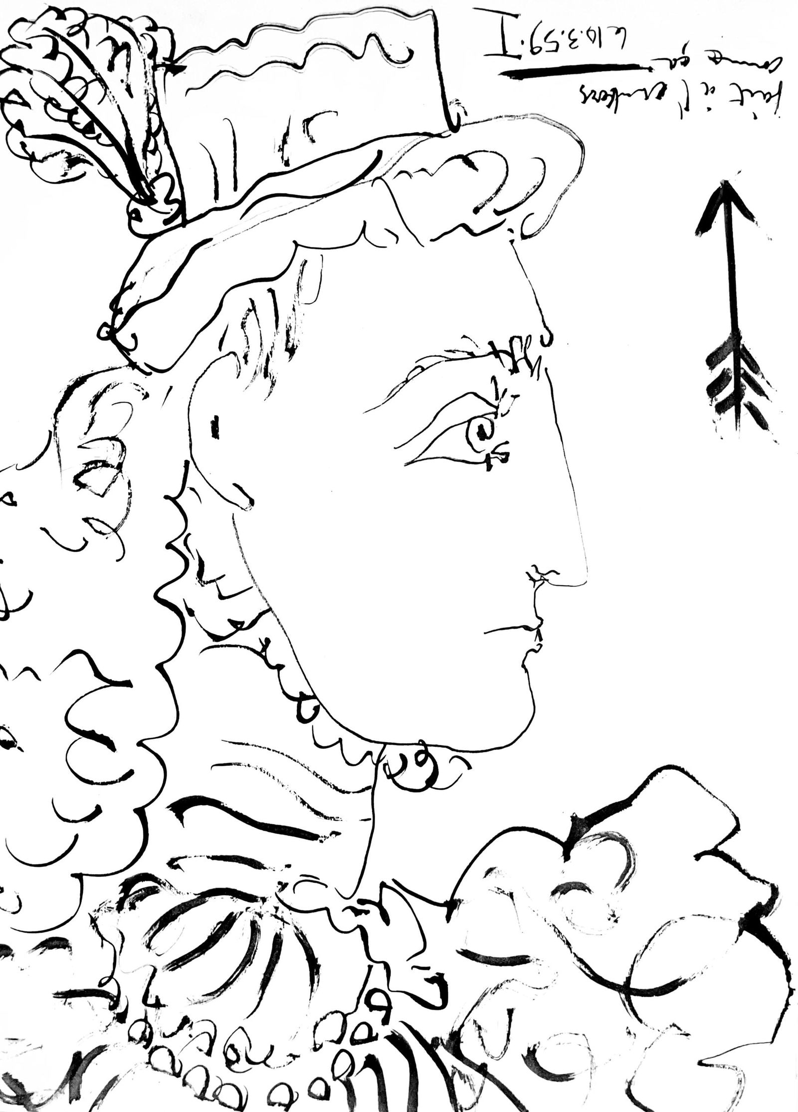 Pablo Picasso, Composition (Bloch 1276; Czwiklitzer 23), Toros y Toreros, Limited Edition Lithograph: Heliogravure on velin paper. Paper Size: 14.75 x 10.5 inches. Inscription: Unsigned and unnumbered, as issued. Notes: From the album, Pablo Picasso, Toros y toreros, 1961. Published by Les Editions