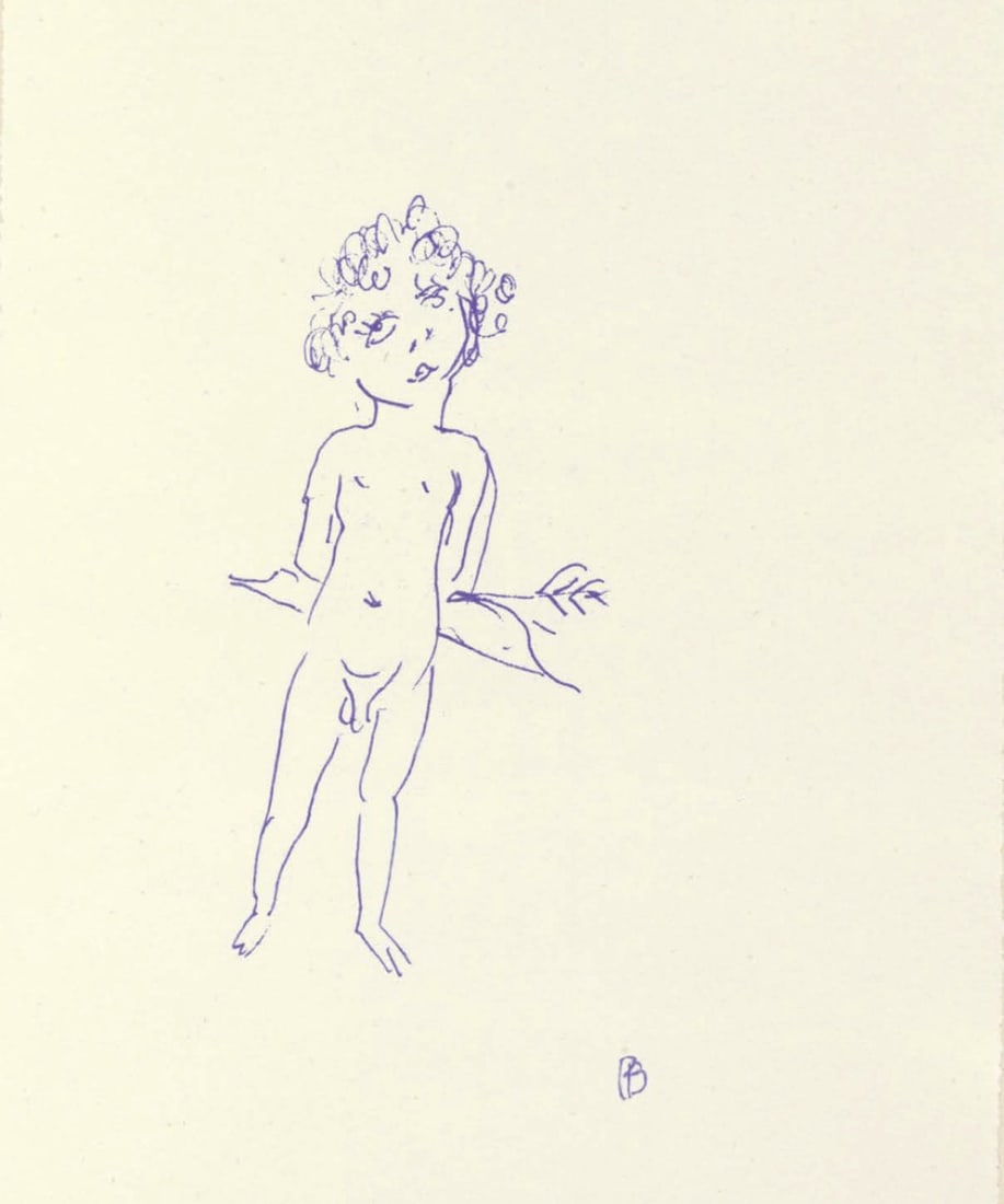 Pierre Bonnard, Composition (Terrasse 54), Pierre Bonnard Correspondences, Limited Edition: Lithograph on velin d'Arches paper, mounted on velin d'Arches supporting sheet, as issued. Inscription: Unsigned and unnumbered. Paper Size: 12 x 8.5 inches. Excellent condition. Notes: From the album