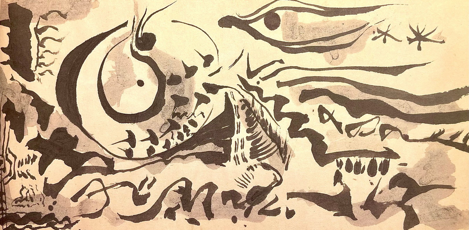 Jackson Pollock, Composition, Jackson Pollock, The Last Sketchbook, Limited Edition Lithograph (1 of 4)