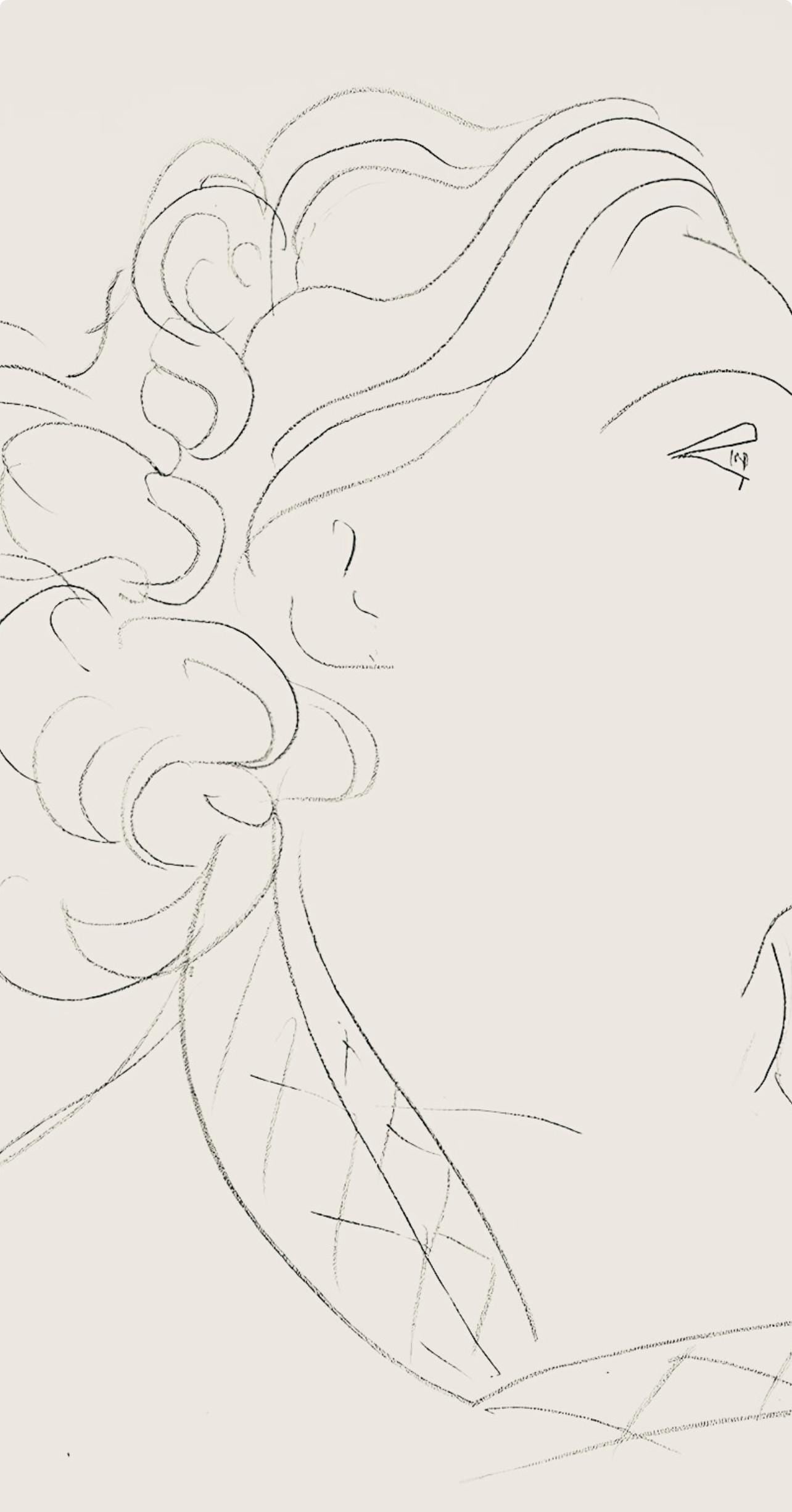 Henri Matisse, Serie O, var. 16 (Duthuit 9), Henri Matisse, Dessins, Themes et variations, Limited - 3